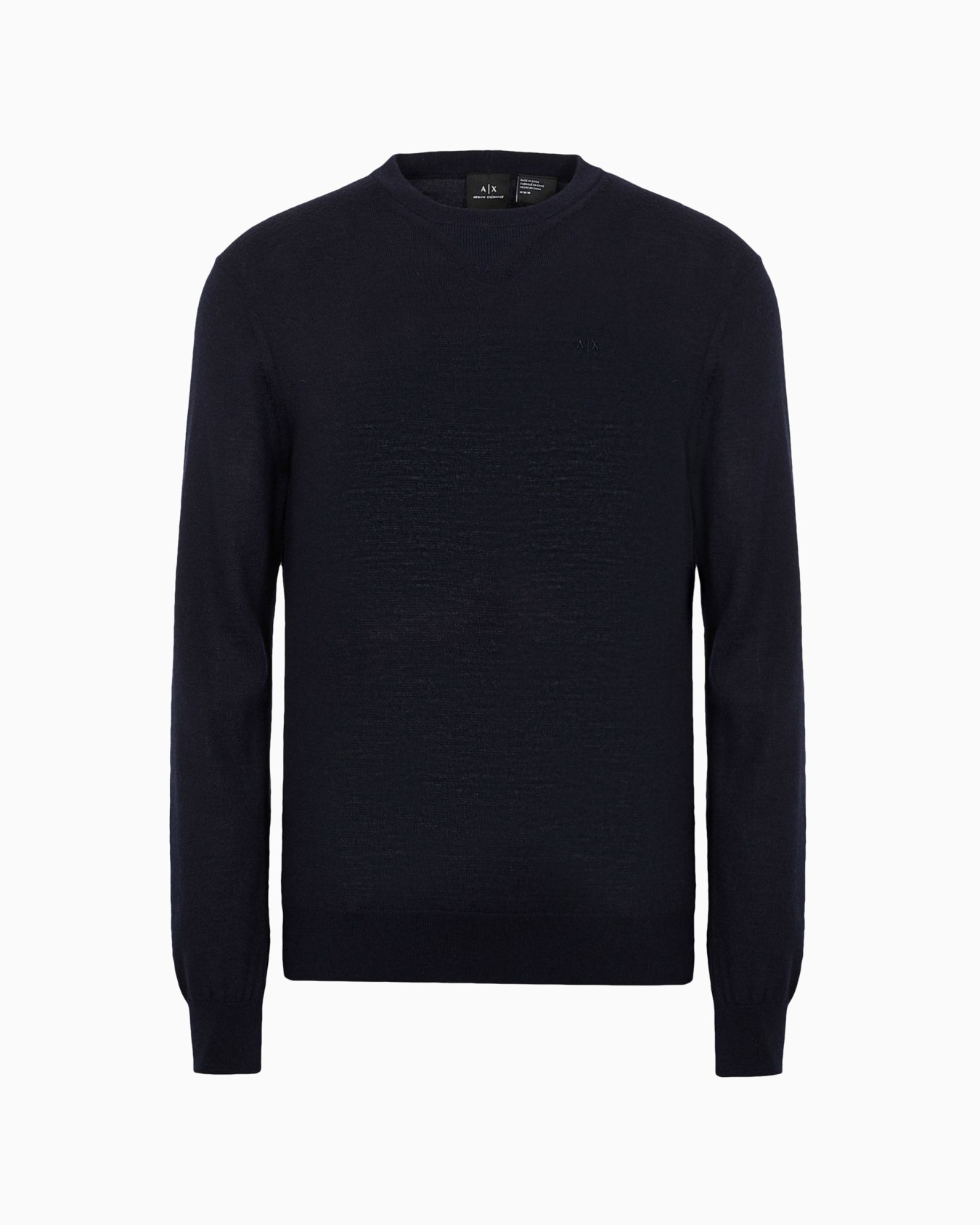 Crewneck sweater in virgin wool Slide 0