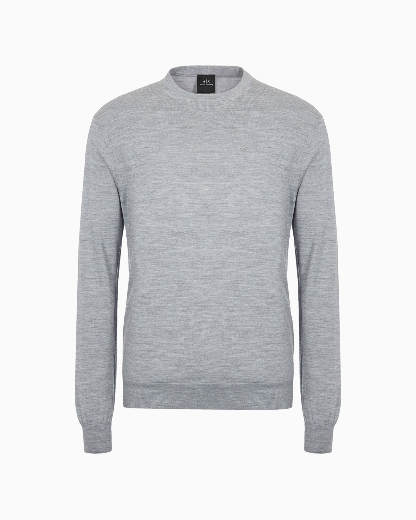 Crewneck sweater in virgin wool Slide 0
