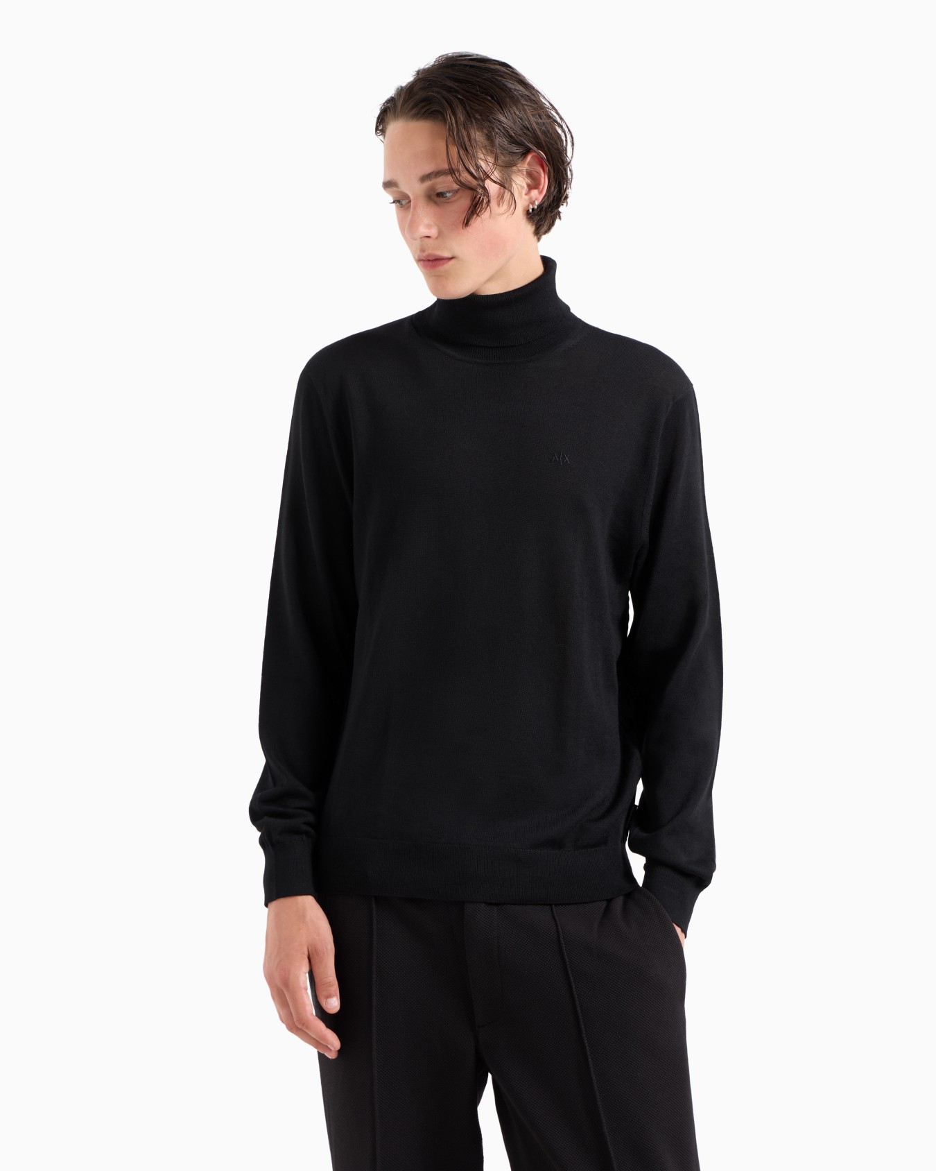 Virgin wool turtleneck sweater スライドする 1