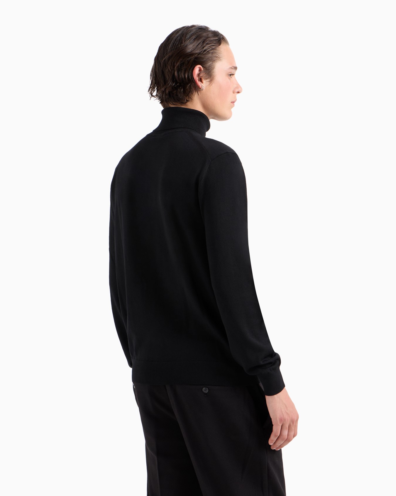 Virgin wool turtleneck sweater スライドする 2