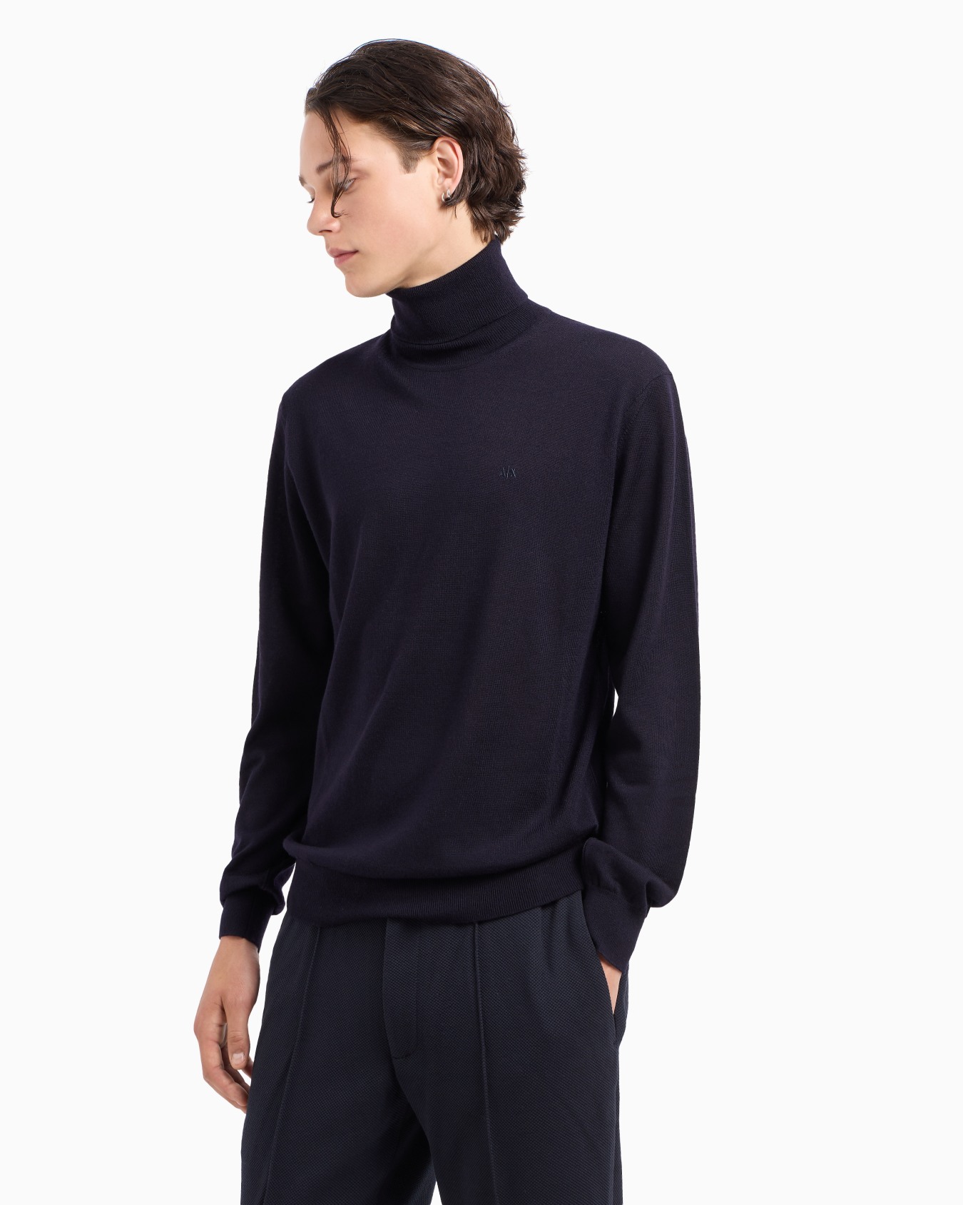 Virgin wool turtleneck sweater Slide 1