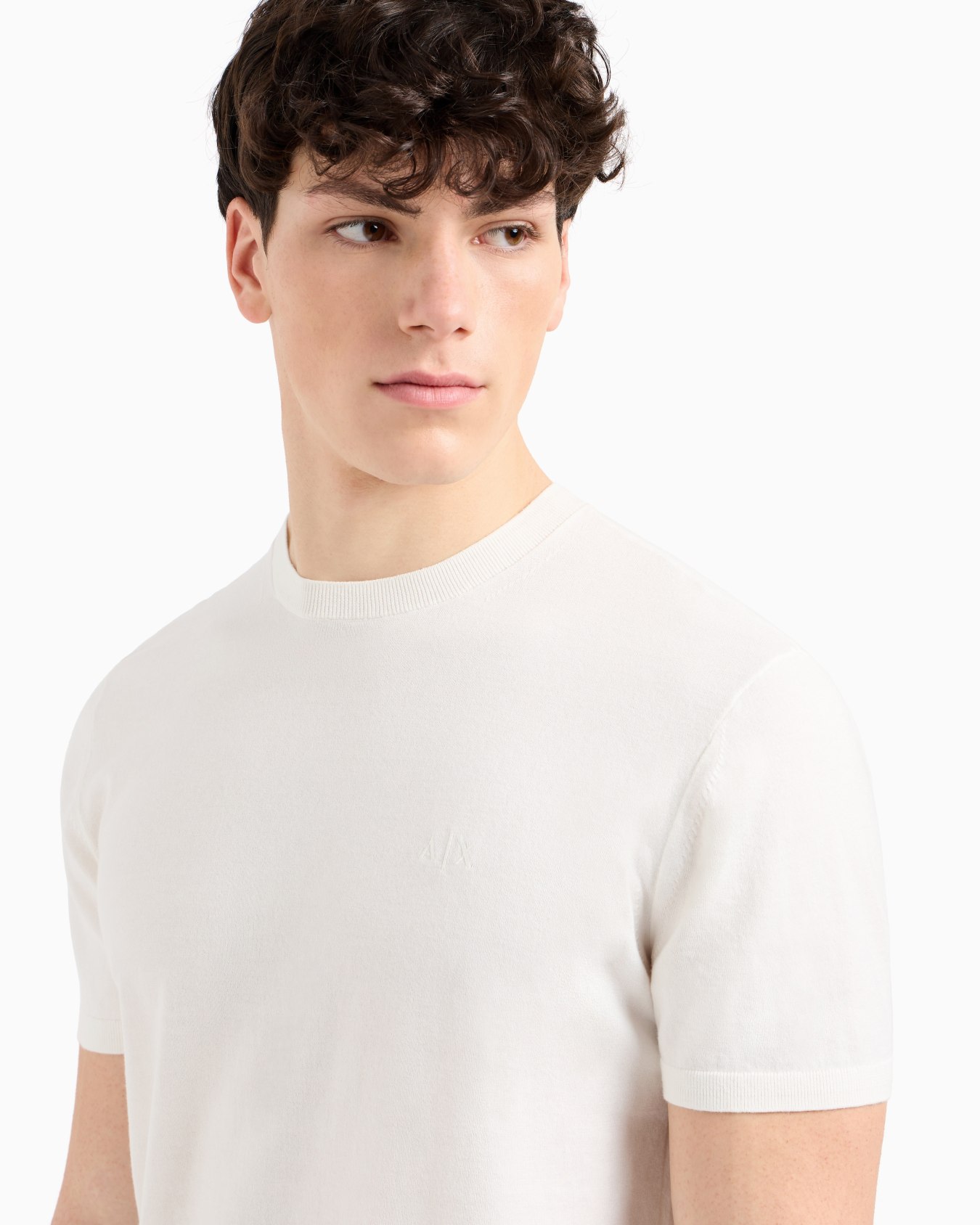  Organic Cotton Knit T-Shirt Slide 4