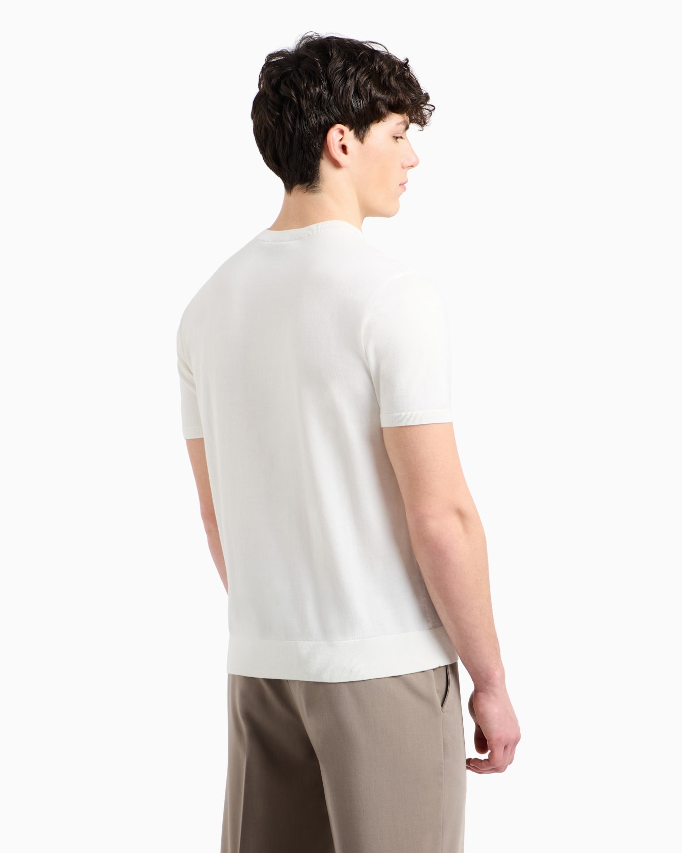  Organic Cotton Knit T-Shirt Slide 2