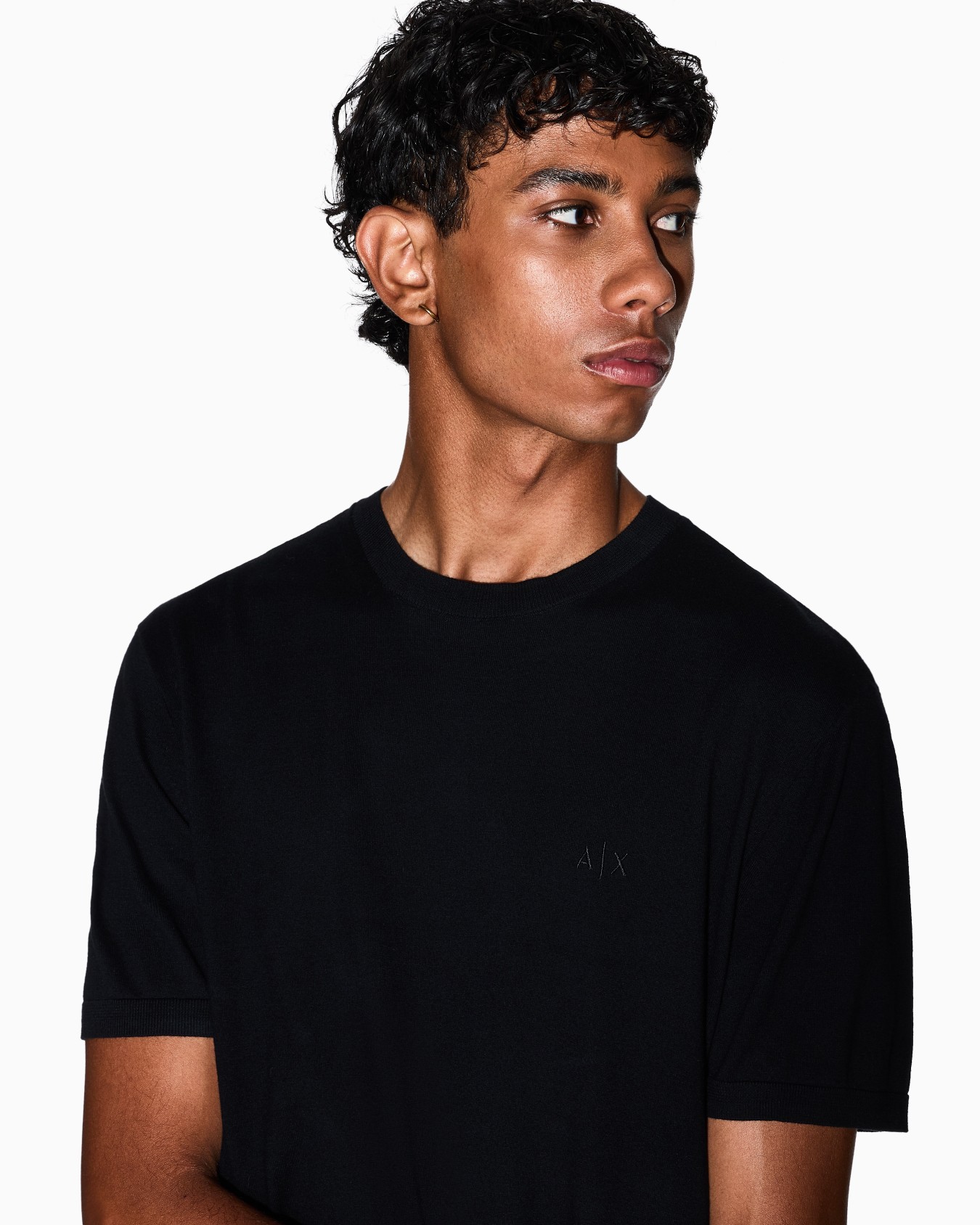  Organic Cotton Knit T-Shirt Slide 4