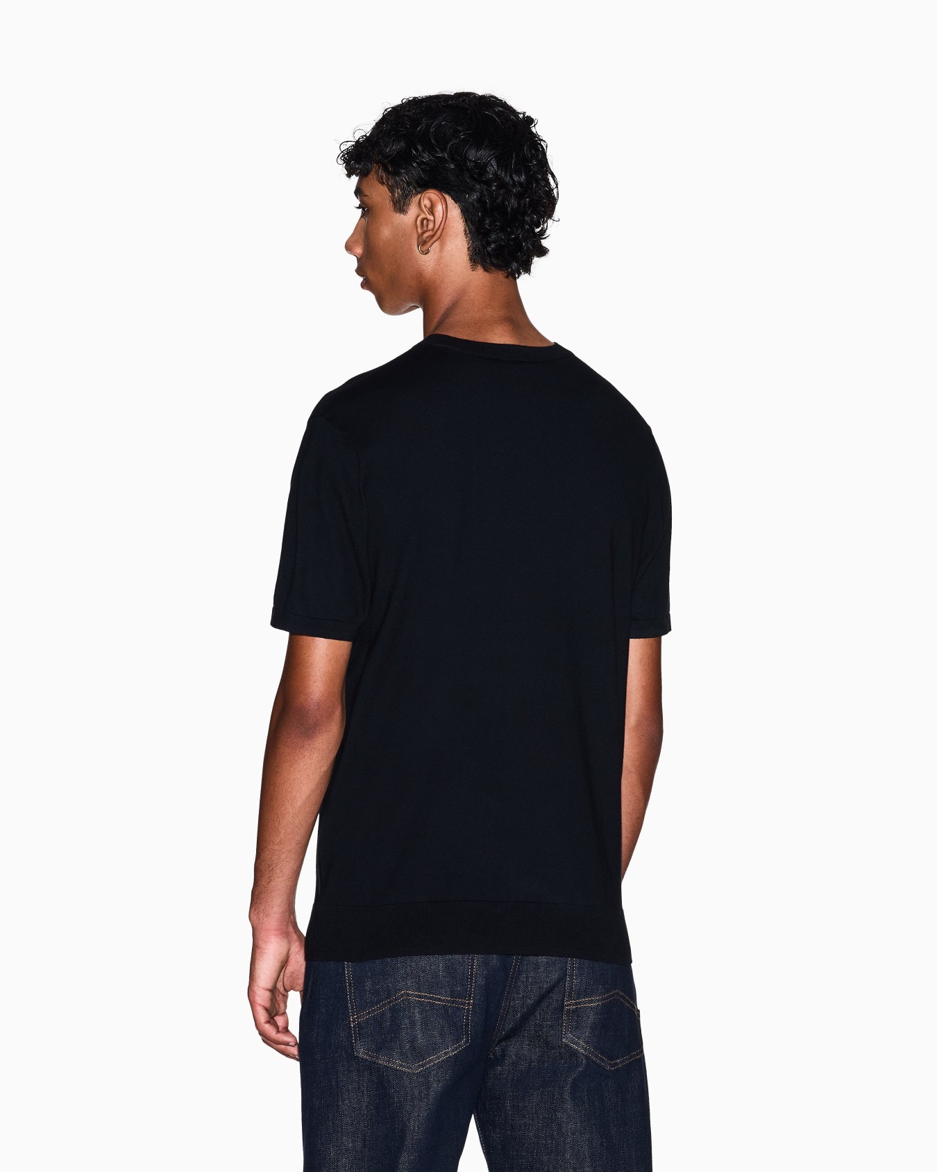  Organic Cotton Knit T-Shirt Slide 2