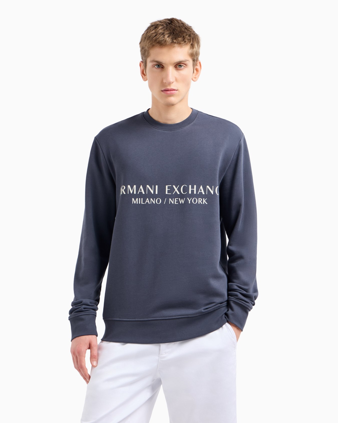 Stretch fabric zip-up hoodie Slide 1
