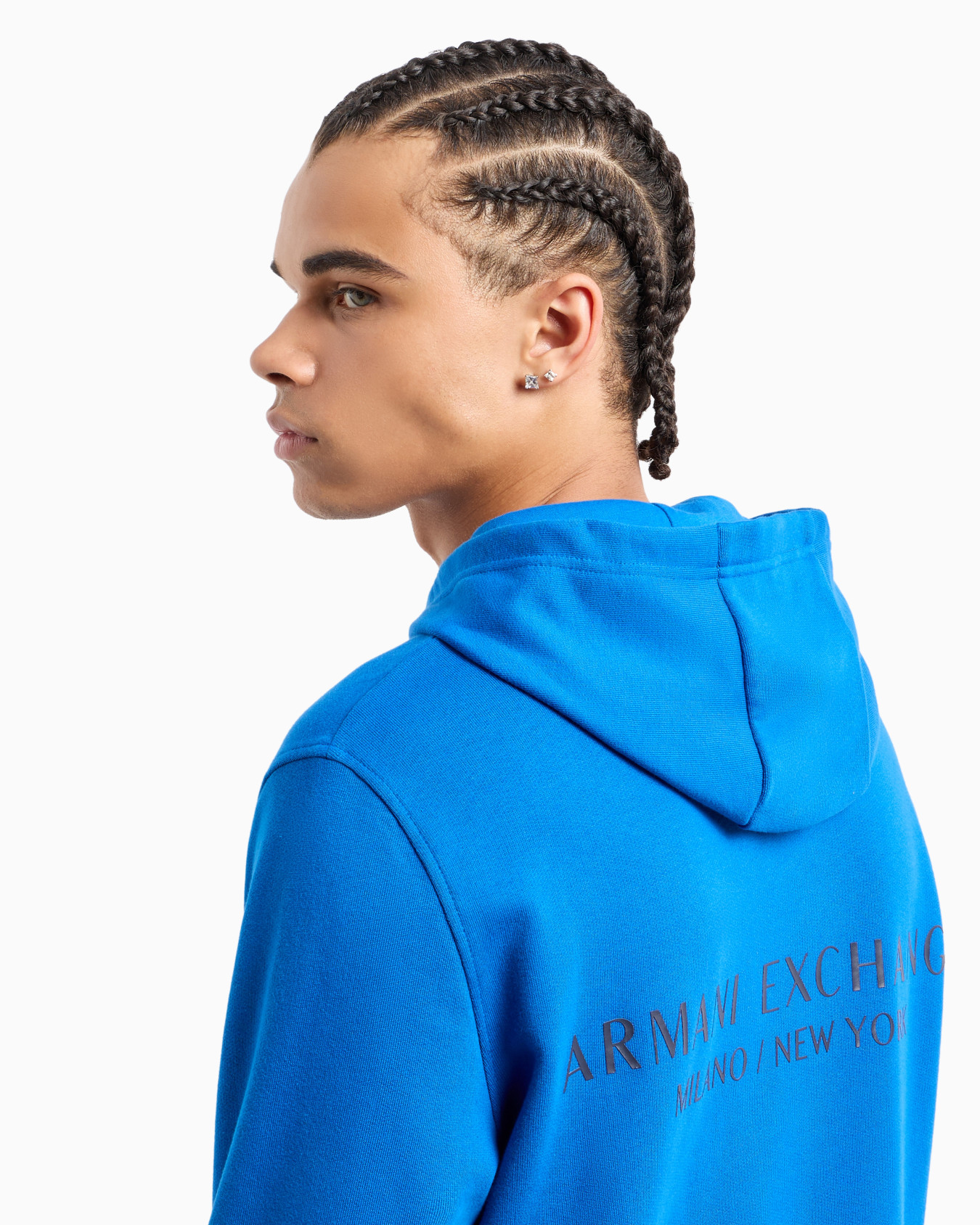 Sweat à capuche en coton French Terry avec logo Diapositive 4