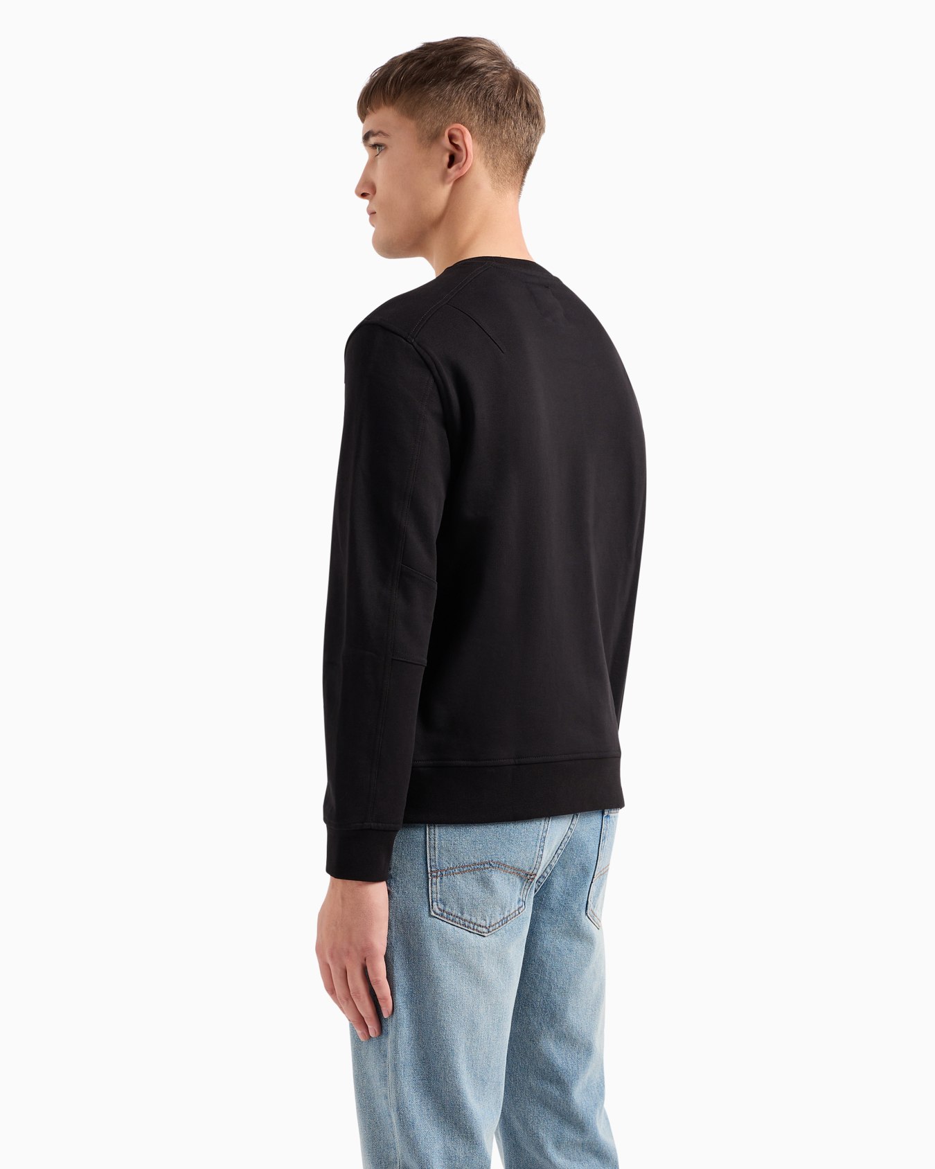 Stretch fabric zip-up hoodie Slide 2