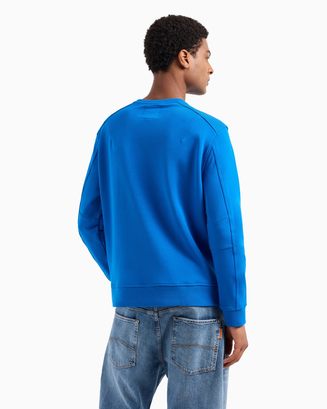 Stretch fabric zip-up hoodie Slide 2