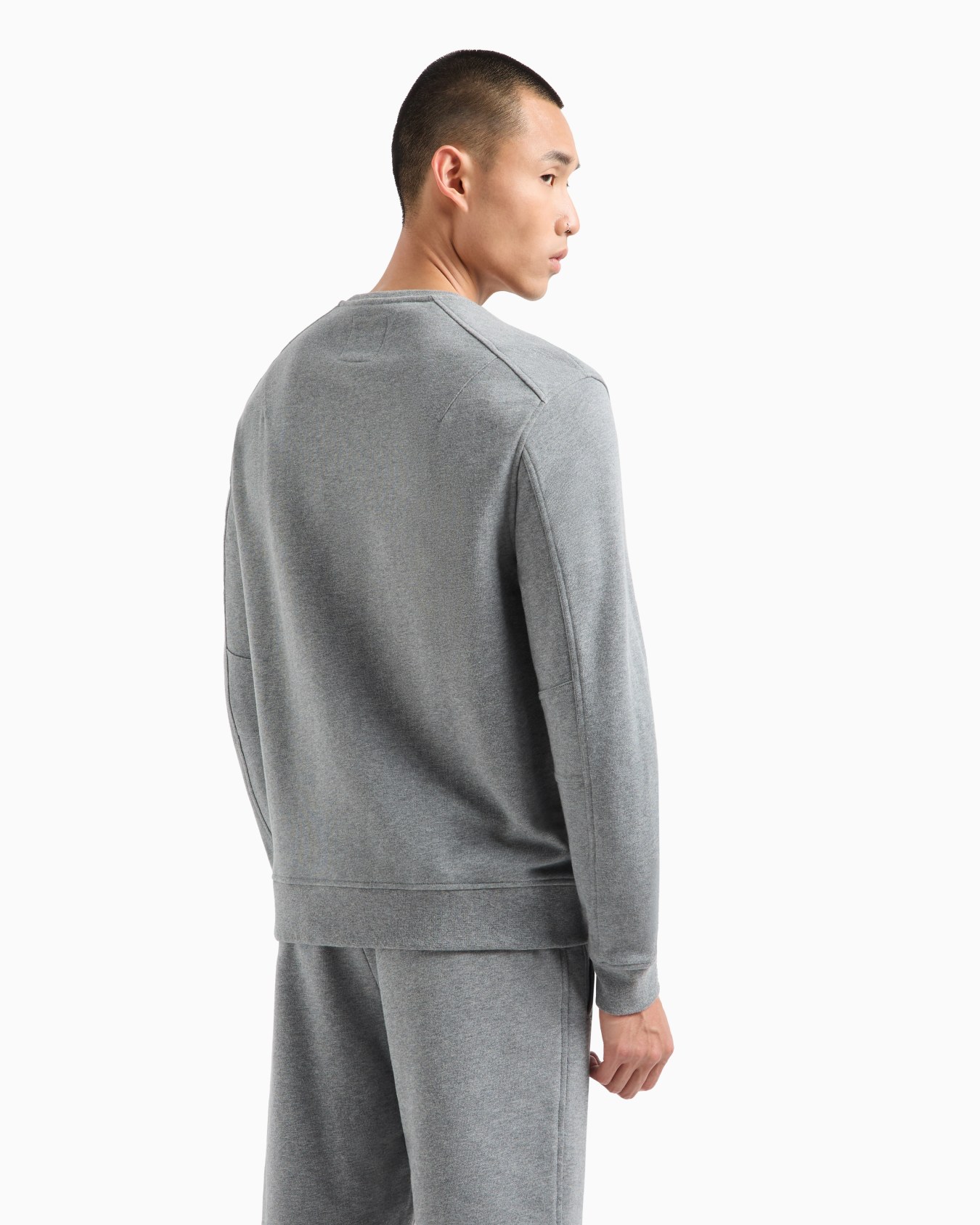 Stretch fabric zip-up hoodie Slide 2