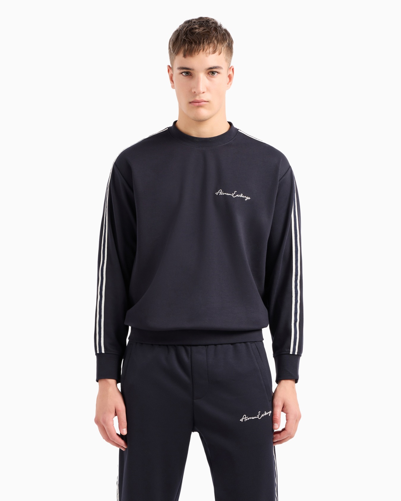 Logo Signature Crewneck Sweatshirt Slide 3