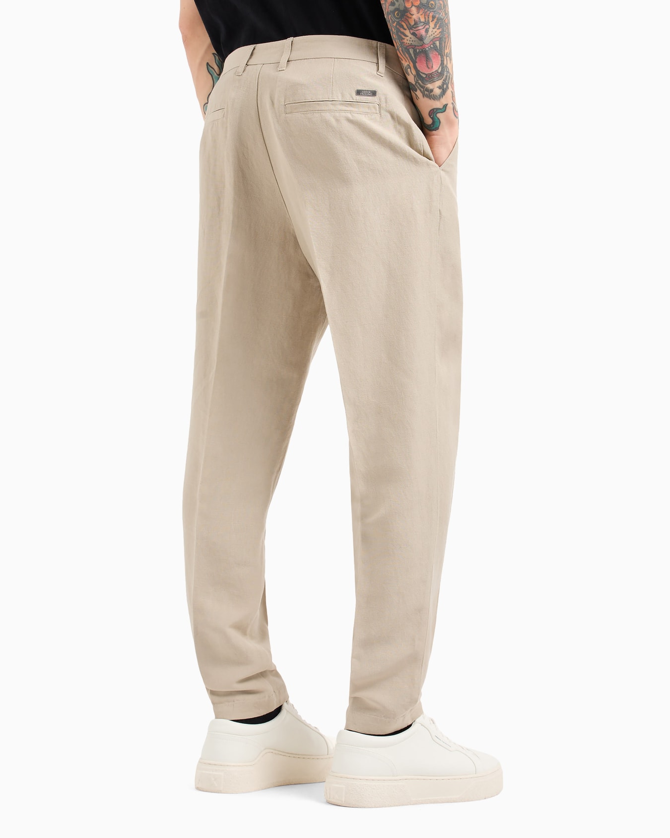 Pantalón chino de popelina Diapositiva 2