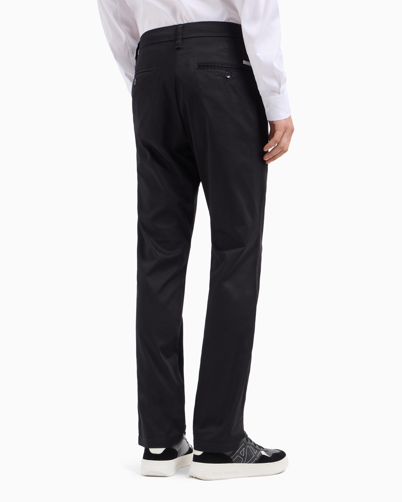 Cotton poplin chino trousers Slide 2