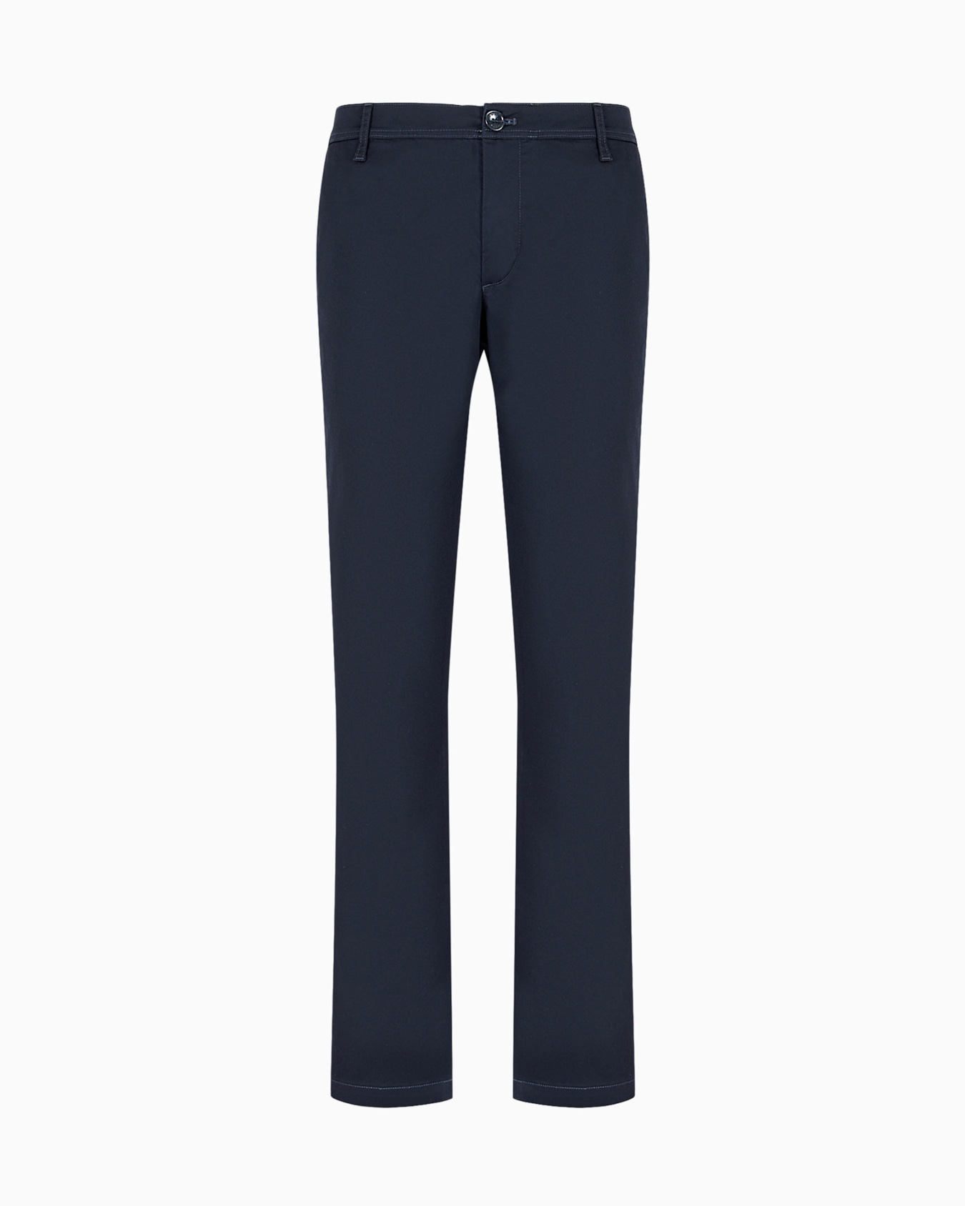 Regular fit gabardine trousers Slide 0