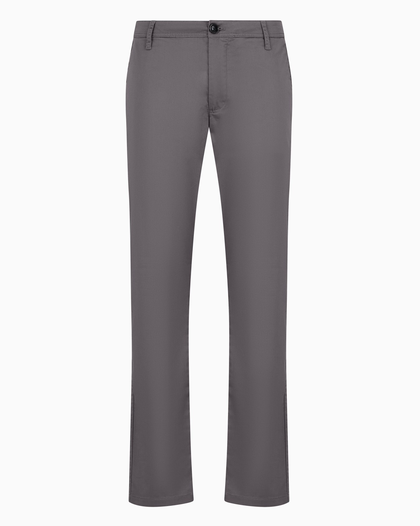 Regular fit gabardine trousers Slide 0