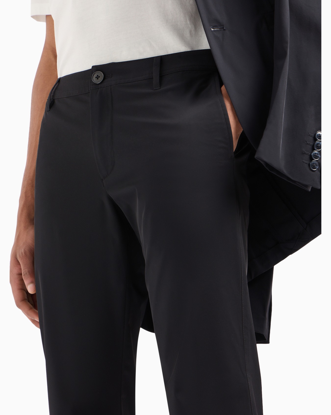 Slim fit trousers in ultra stretch twill Slide 4