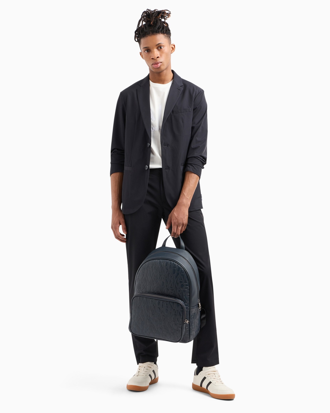Slim fit trousers in ultra stretch twill Slide 3