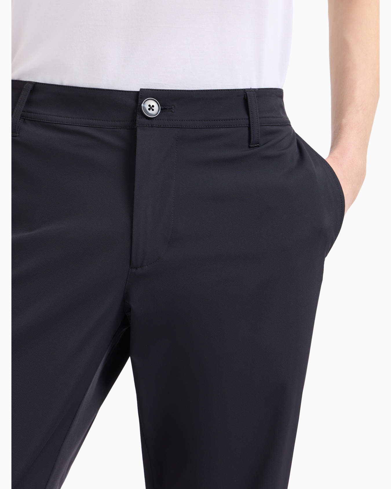 Slim fit trousers in ultra stretch twill Slide 4