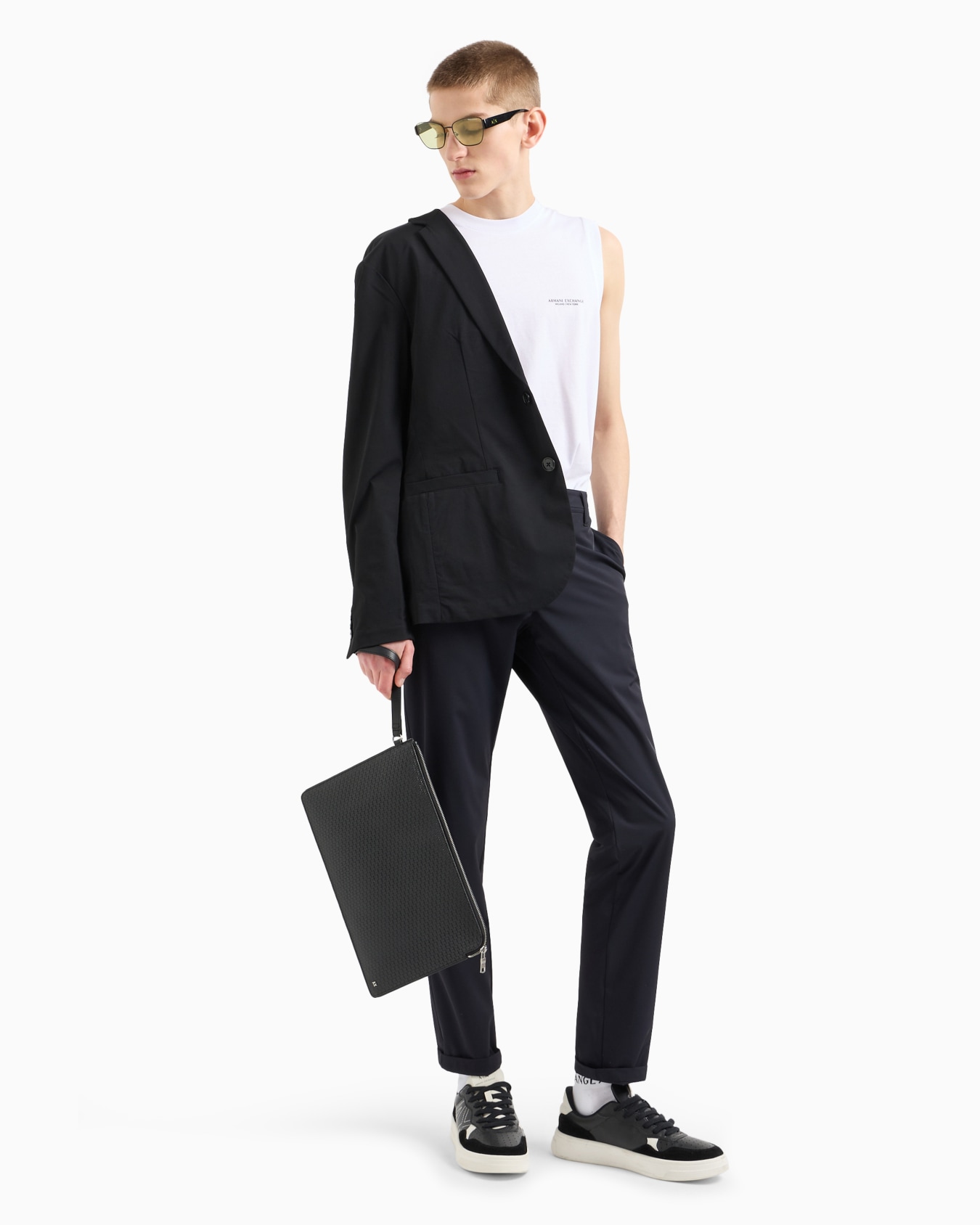Slim fit trousers in ultra stretch twill Slide 3