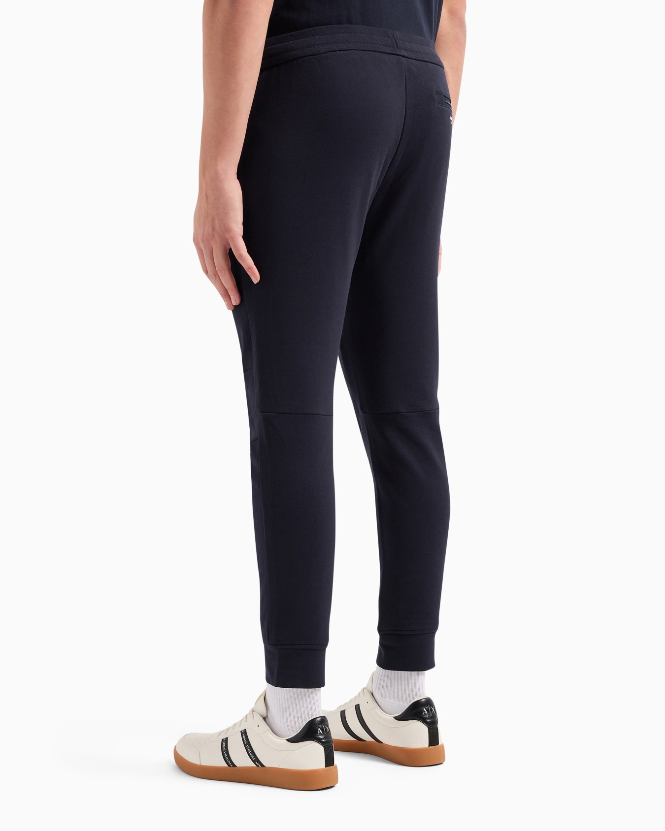 Soft yarn jogger pants with logo Slide 2