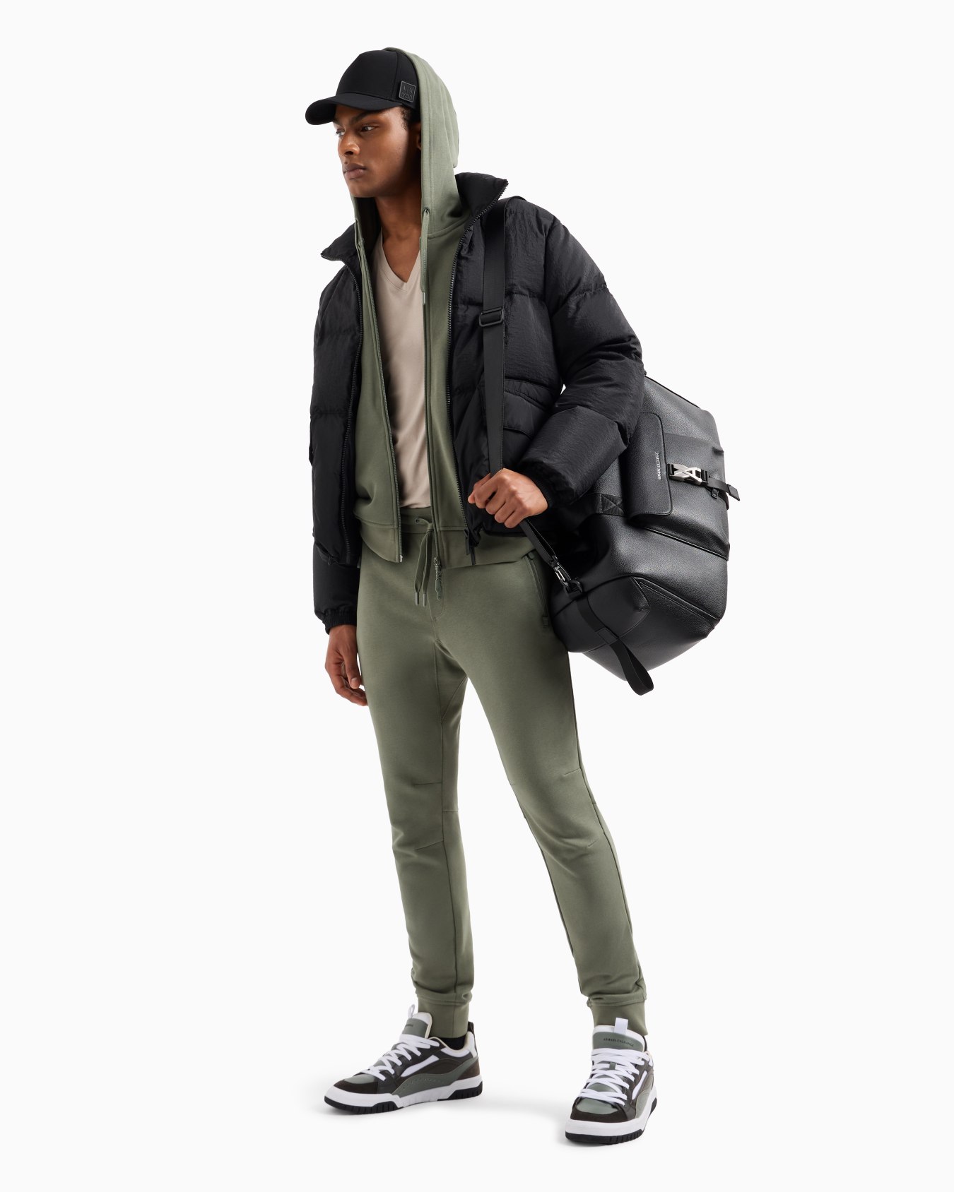 Pantalón jogger de felpa de algodón Diapositiva 3