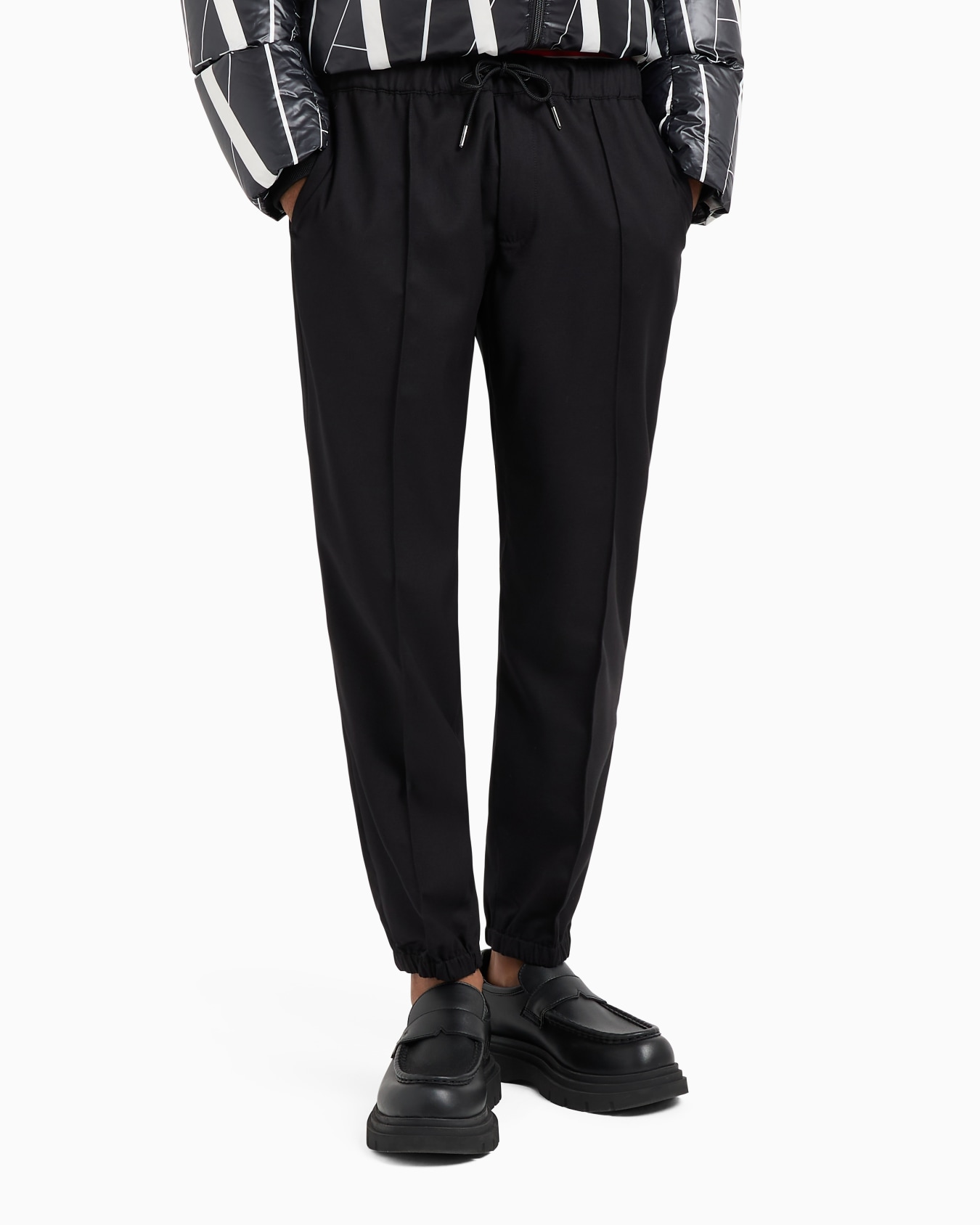Pantalon avec cordon de serrage et logo au dos Diapositive 1