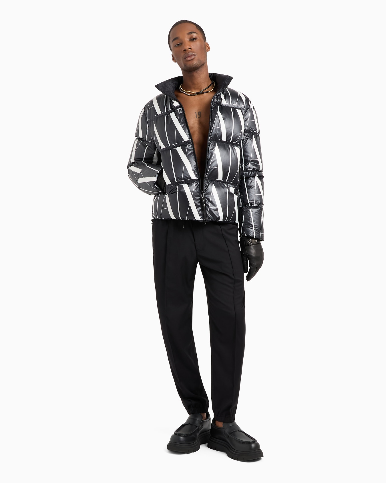 Pantalon avec cordon de serrage et logo au dos Diapositive 3