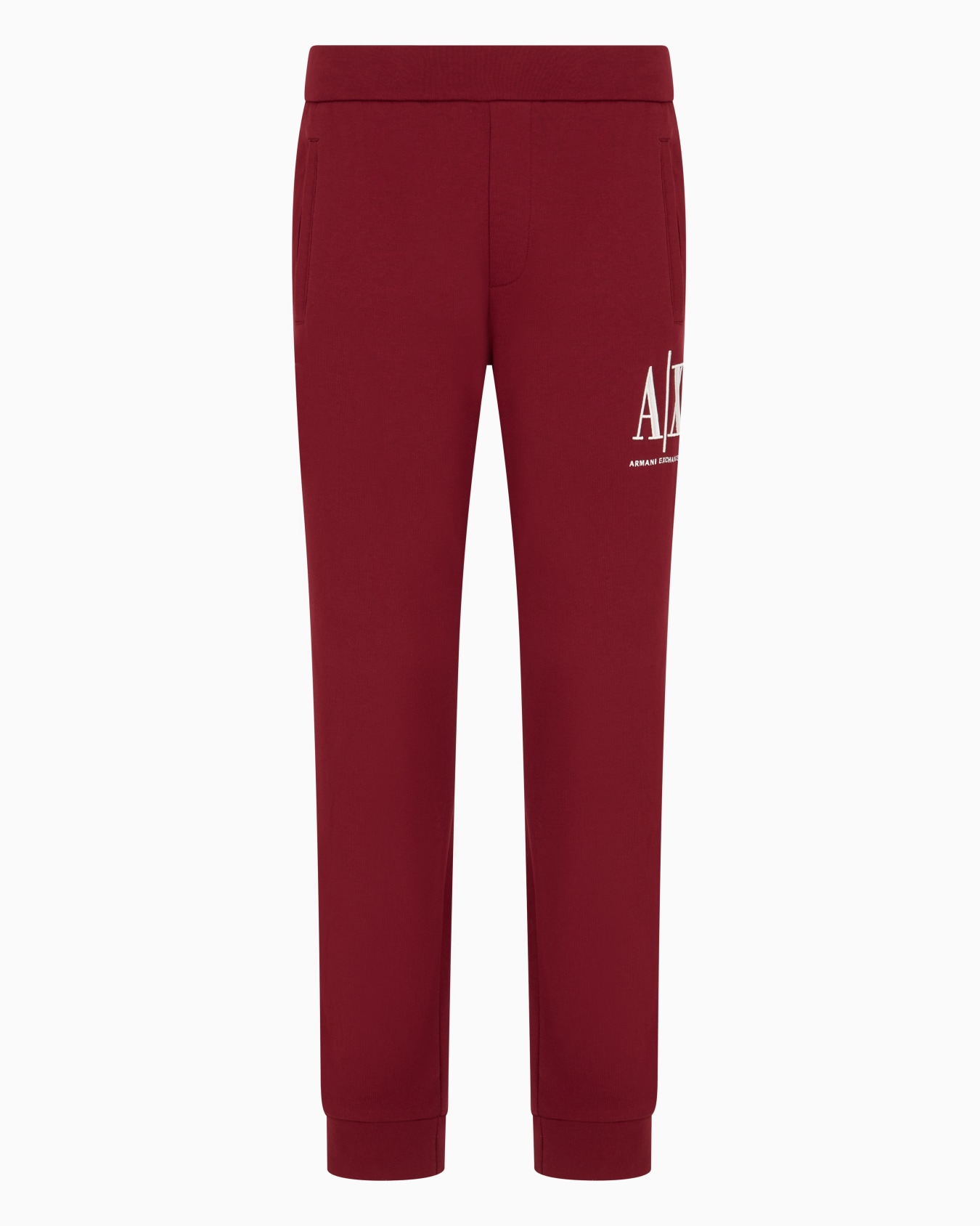 Soft yarn jogger pants with logo Slide 0