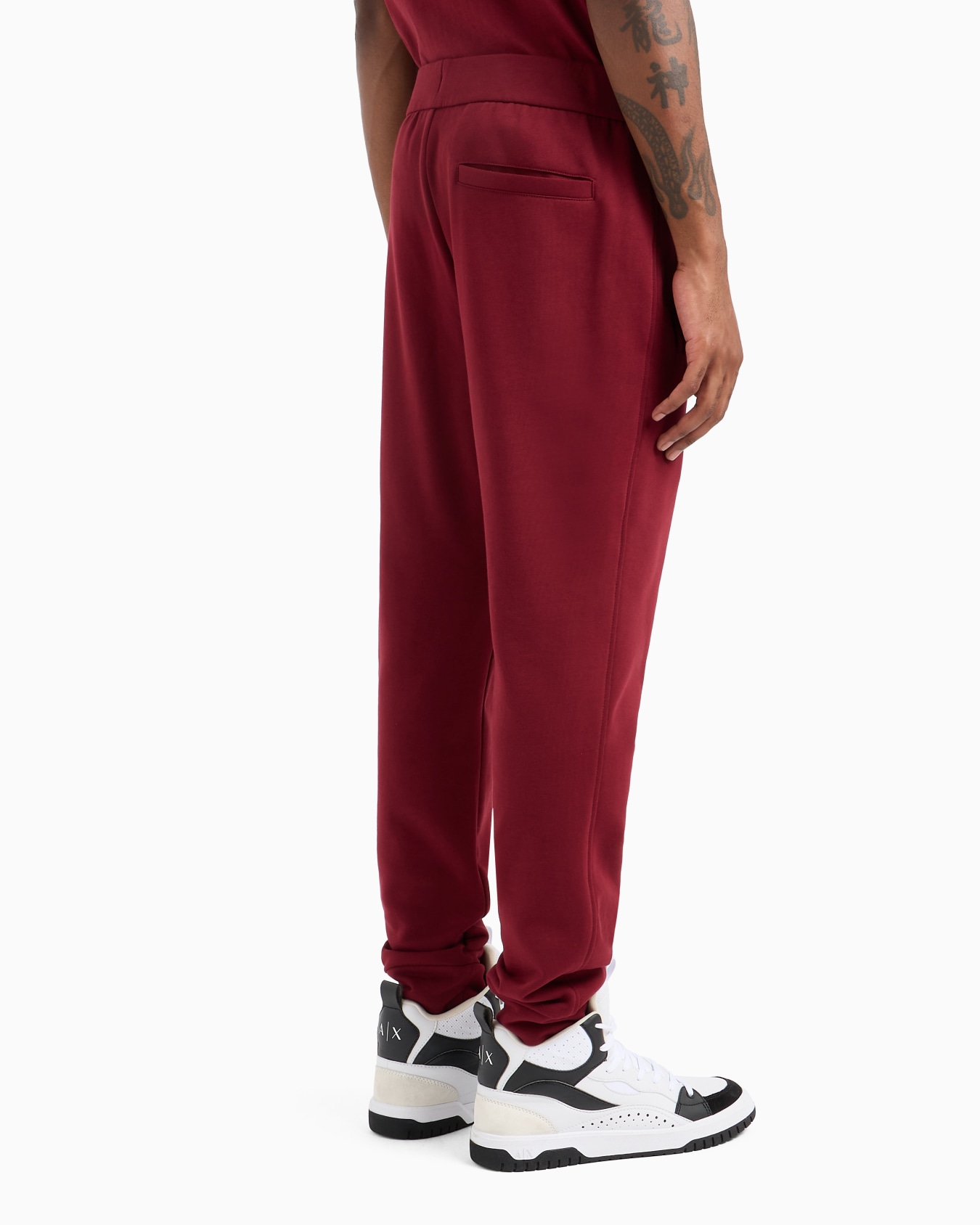Soft yarn jogger pants with logo Slide 2