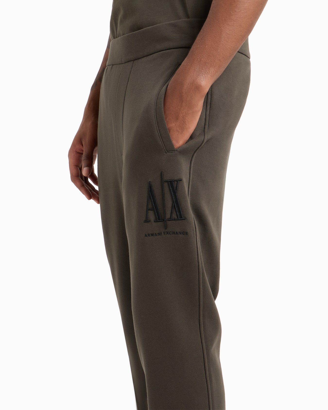 Jogginghose aus French Terry mit Logo Folie 4