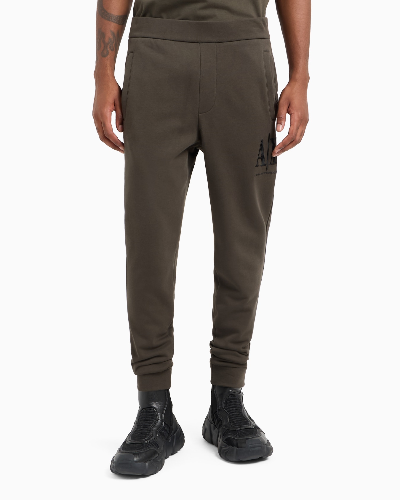 Jogginghose aus French Terry mit Logo Folie 1