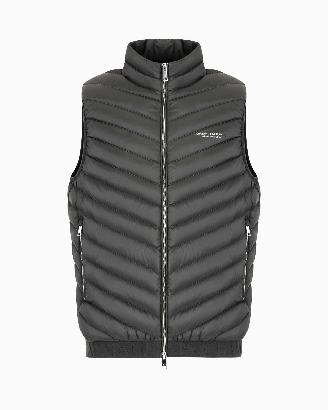 Double-face padded sleeveless down jacket Slide 0