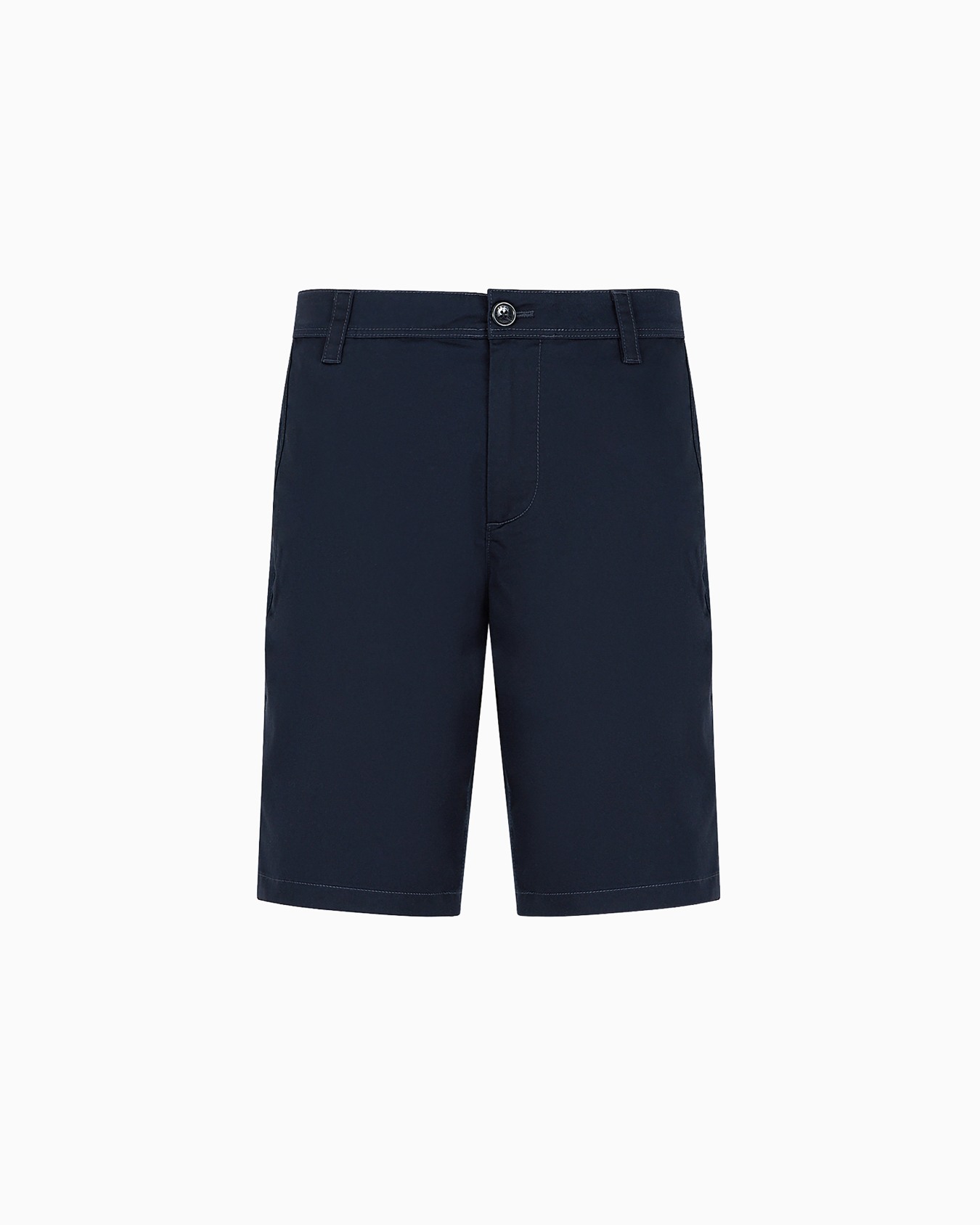 Bermuda shorts in satin stretch fabric Slide 0