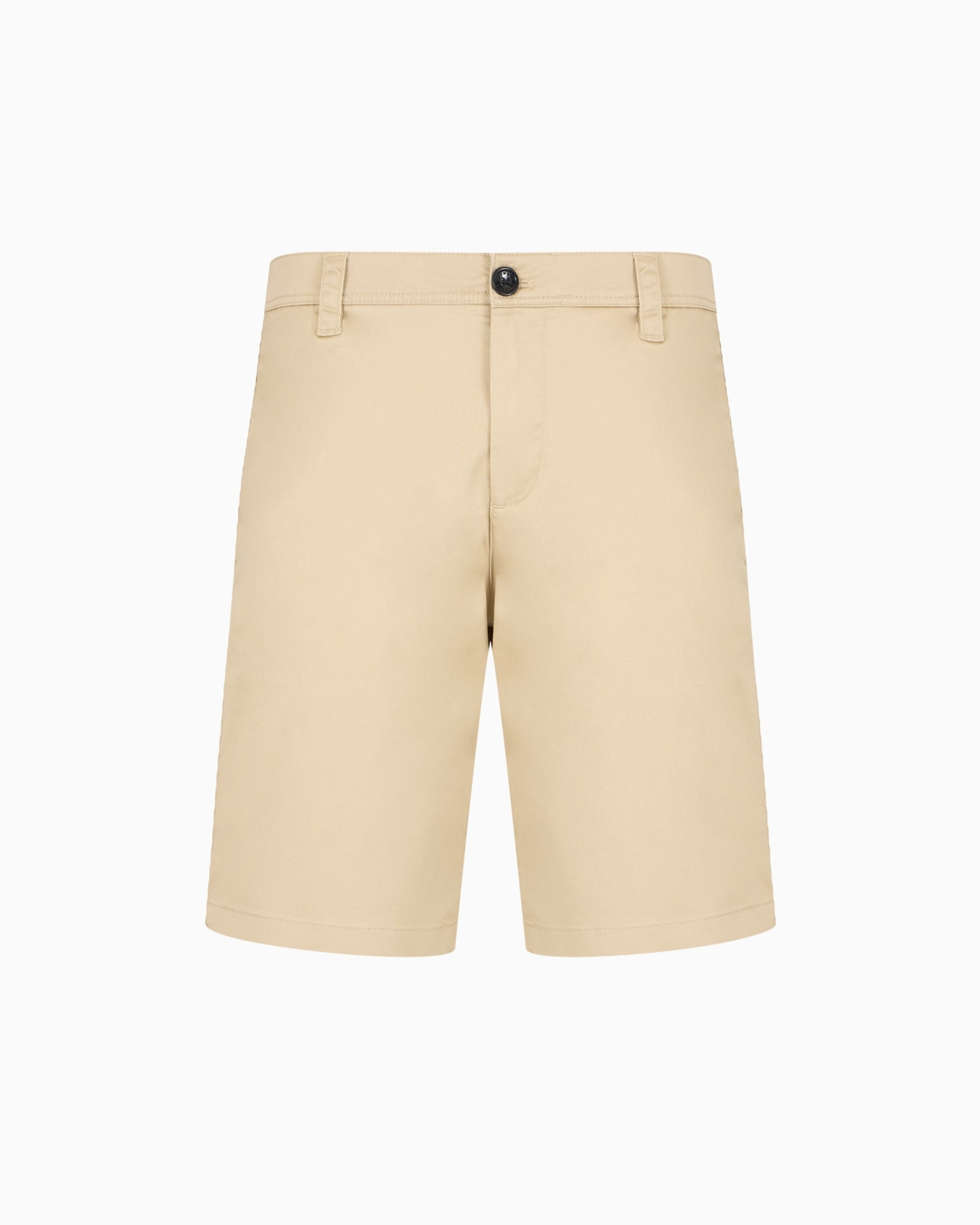 Bermuda shorts in satin stretch fabric Diapositiva 0