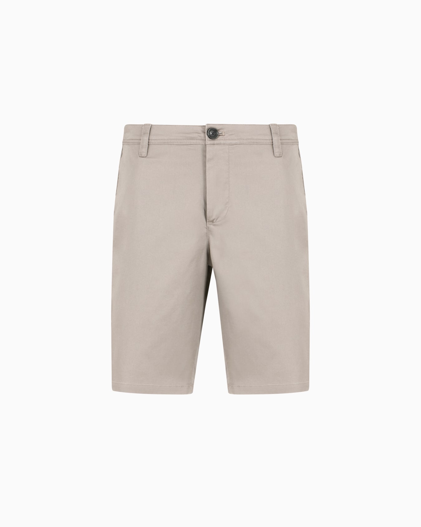 Bermuda shorts in satin stretch fabric Slide 0