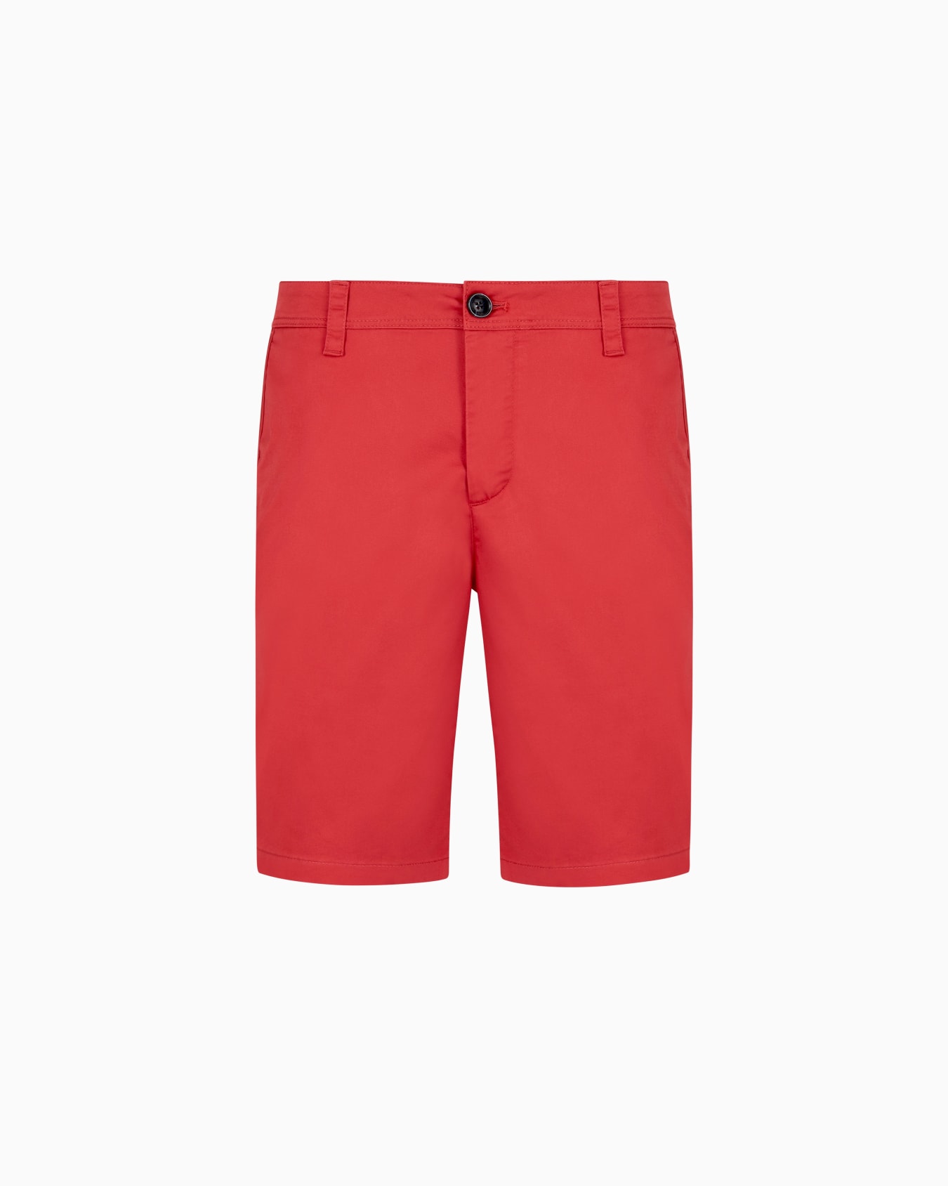 Bermuda shorts in satin stretch fabric Slide 0