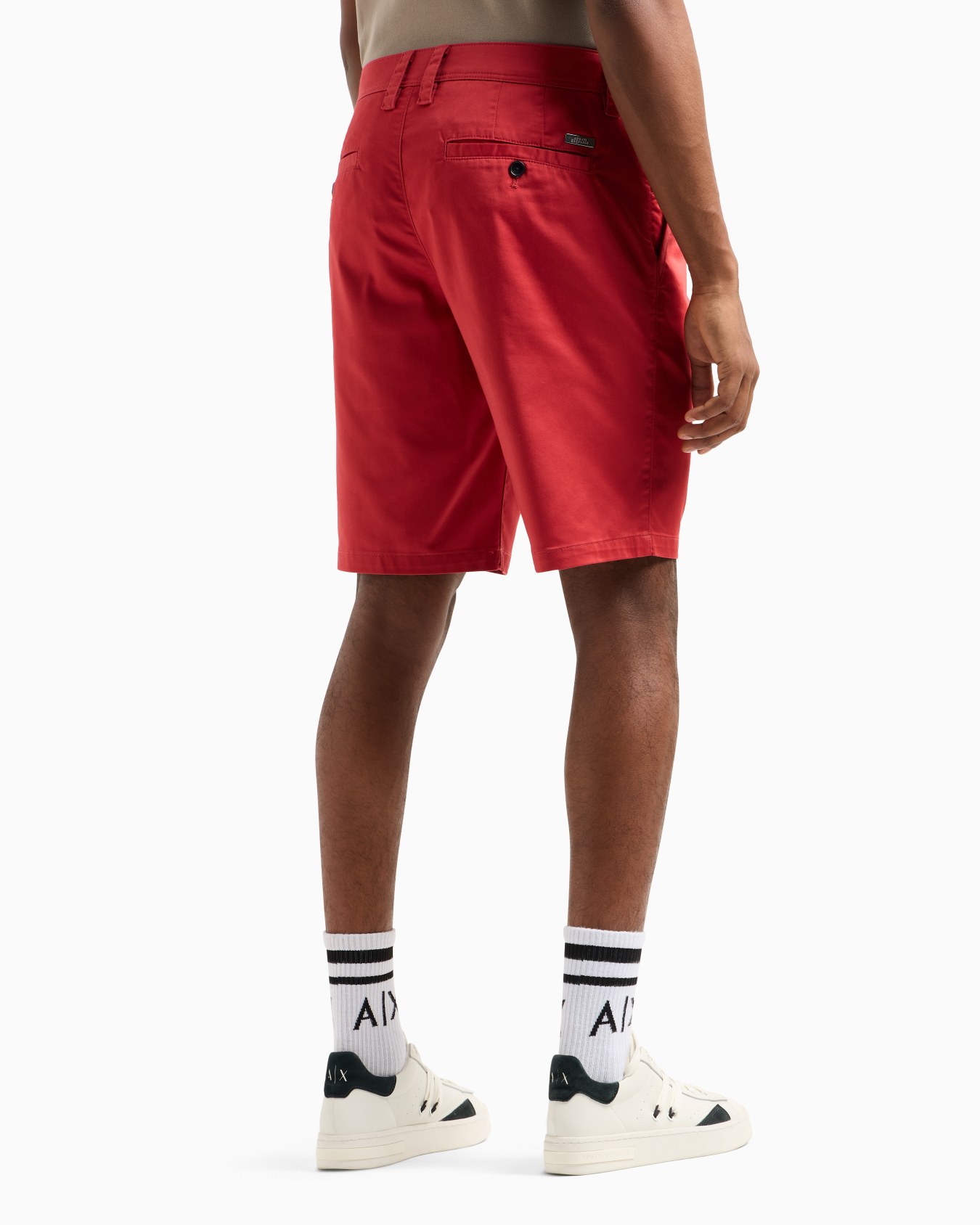 Bermuda shorts in satin stretch fabric Slide 2