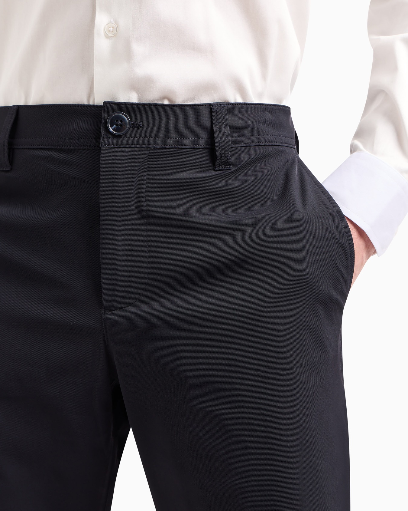 Bermuda shorts in stretch gabardine Slide 4