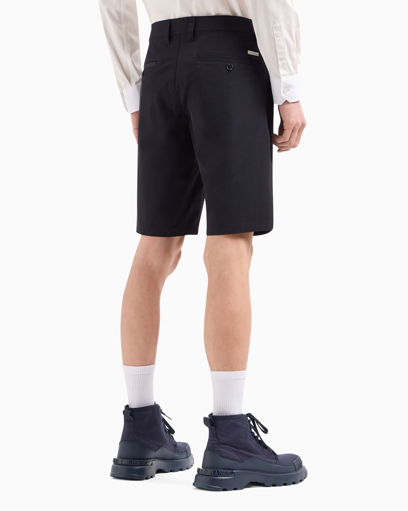 Bermuda shorts in stretch gabardine Slide 2