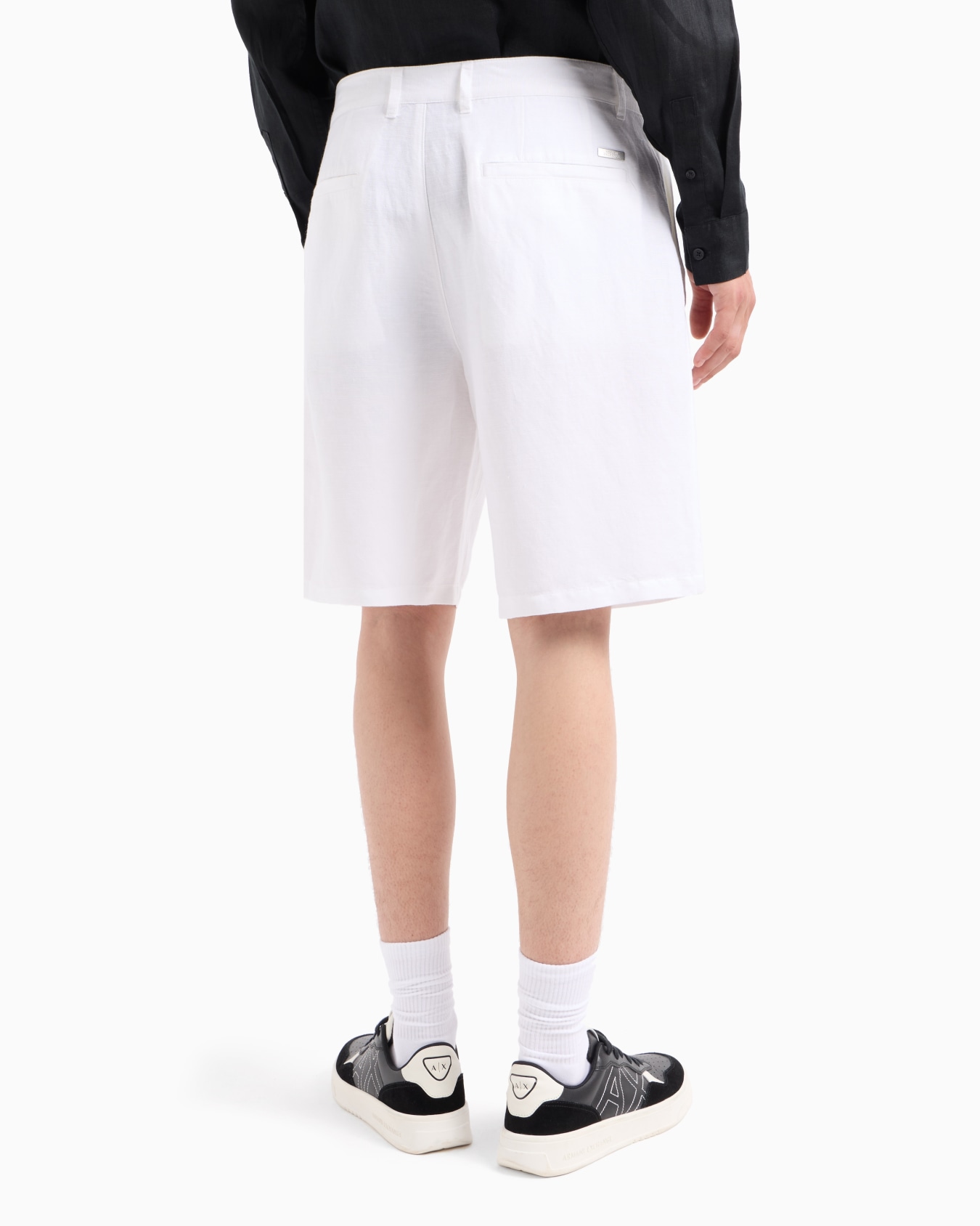 Bermuda shorts in stretch gabardine Slide 2