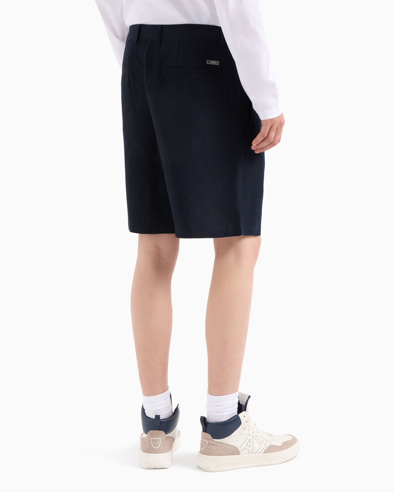 Bermudashorts aus Stretch-Gabardine Folie 2