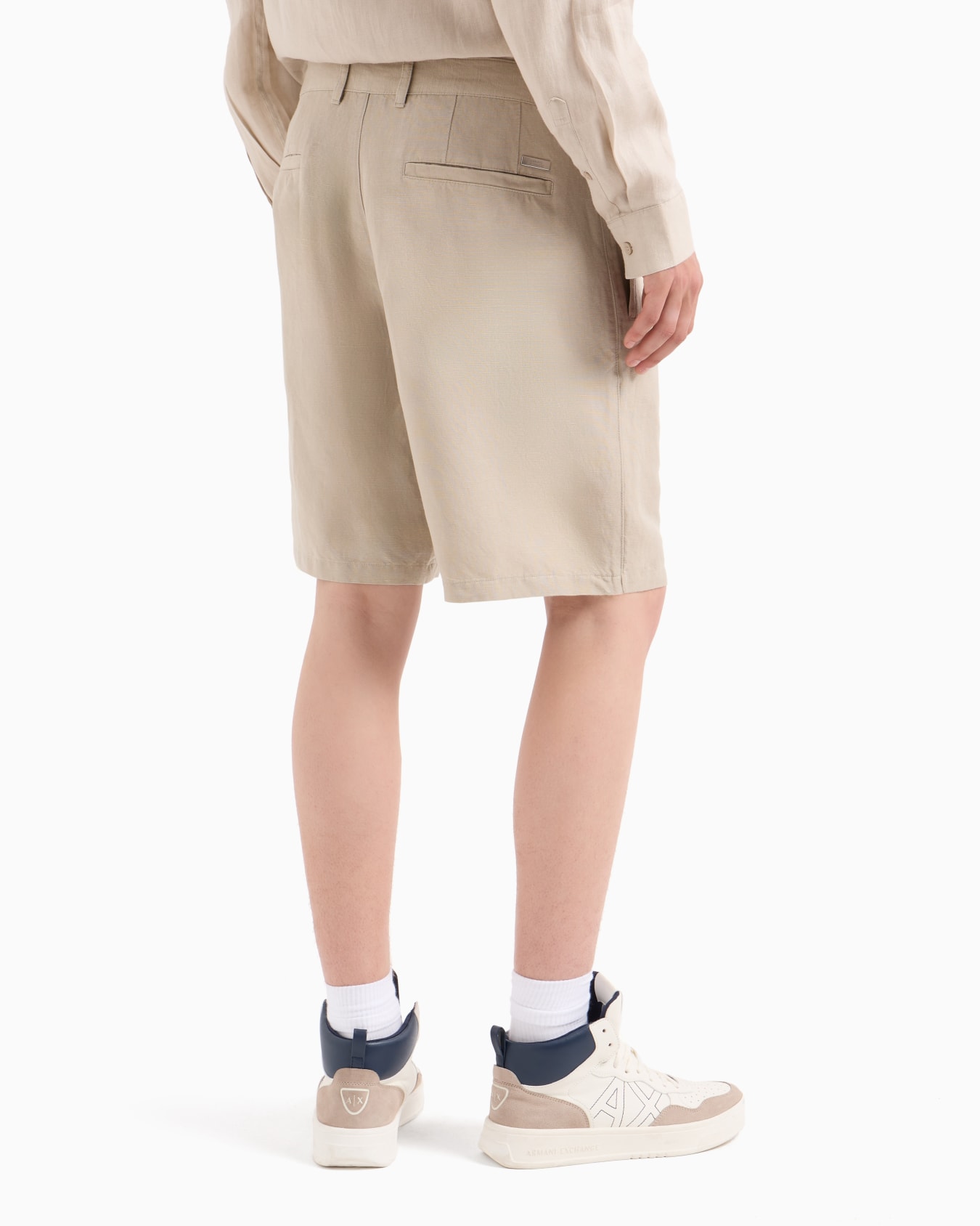 Bermuda shorts in stretch gabardine Slide 2