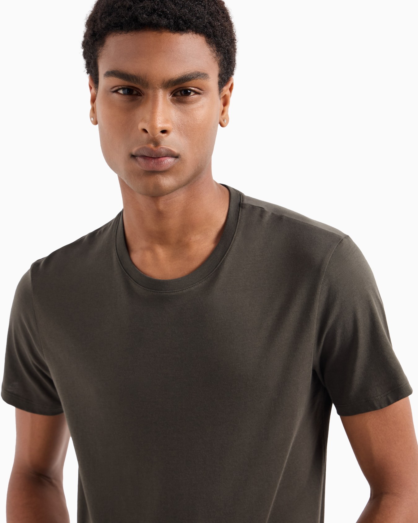 T-shirt Slim Fit en coton Pima Diapositive 4