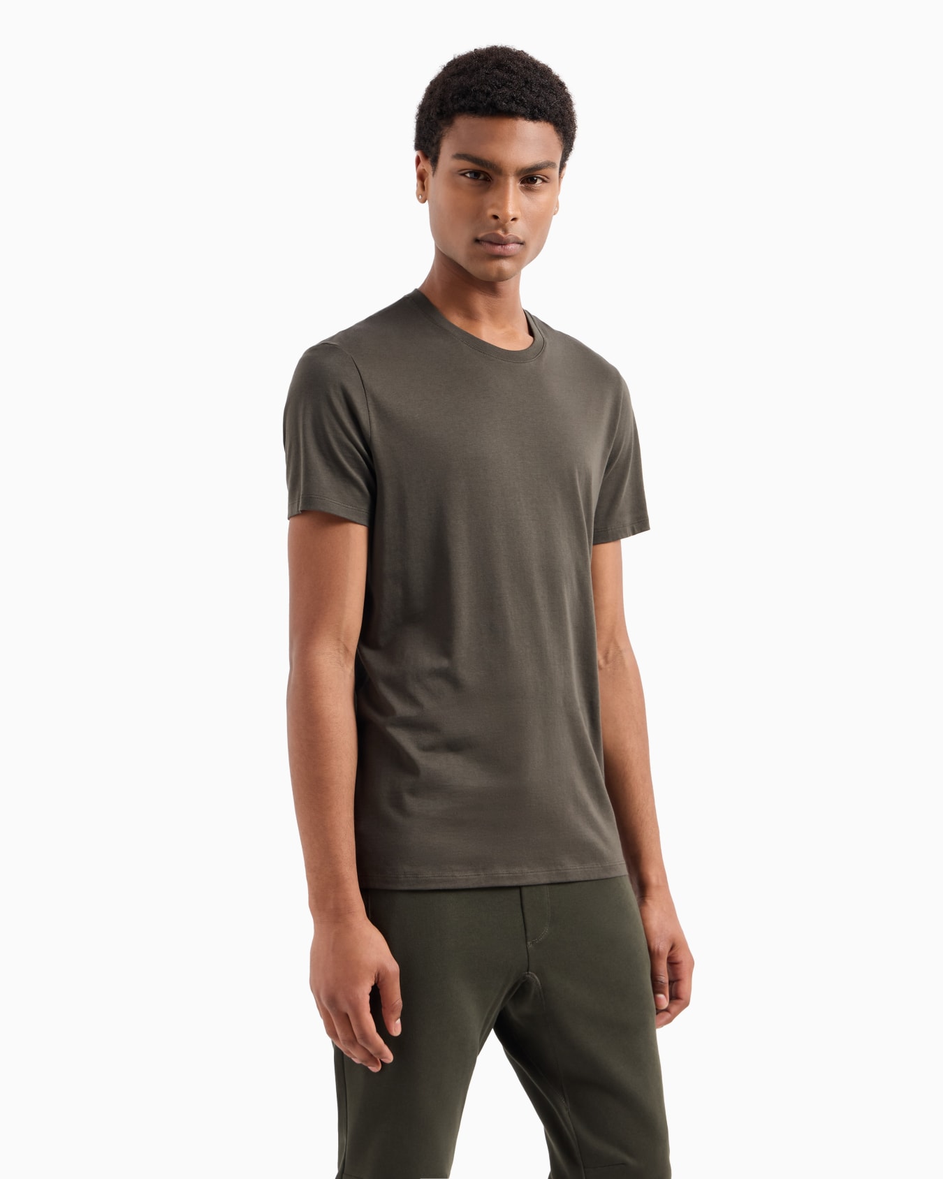 T-shirt Slim Fit en coton Pima Diapositive 1