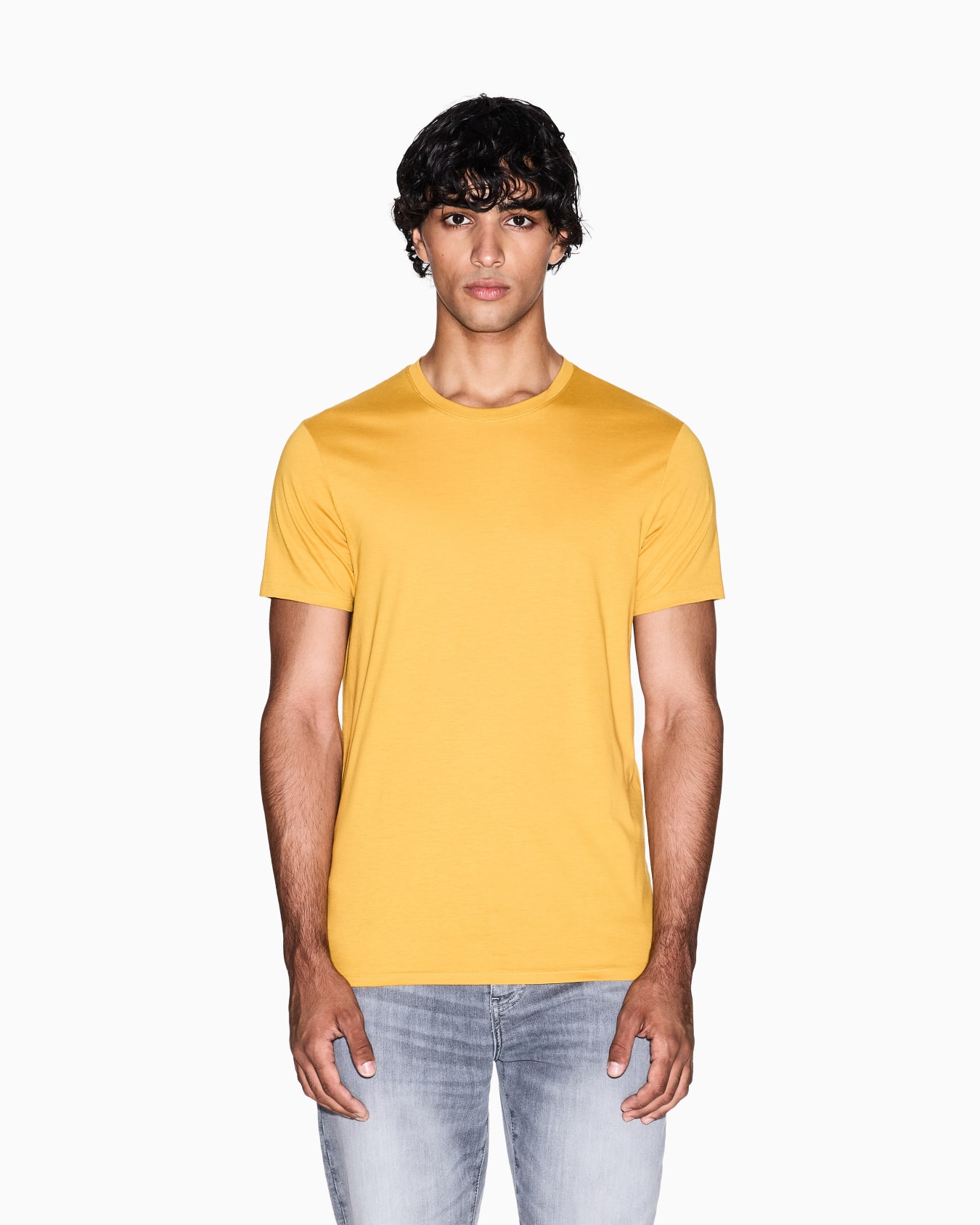 Slim fit Pima cotton T-shirt Slide 3