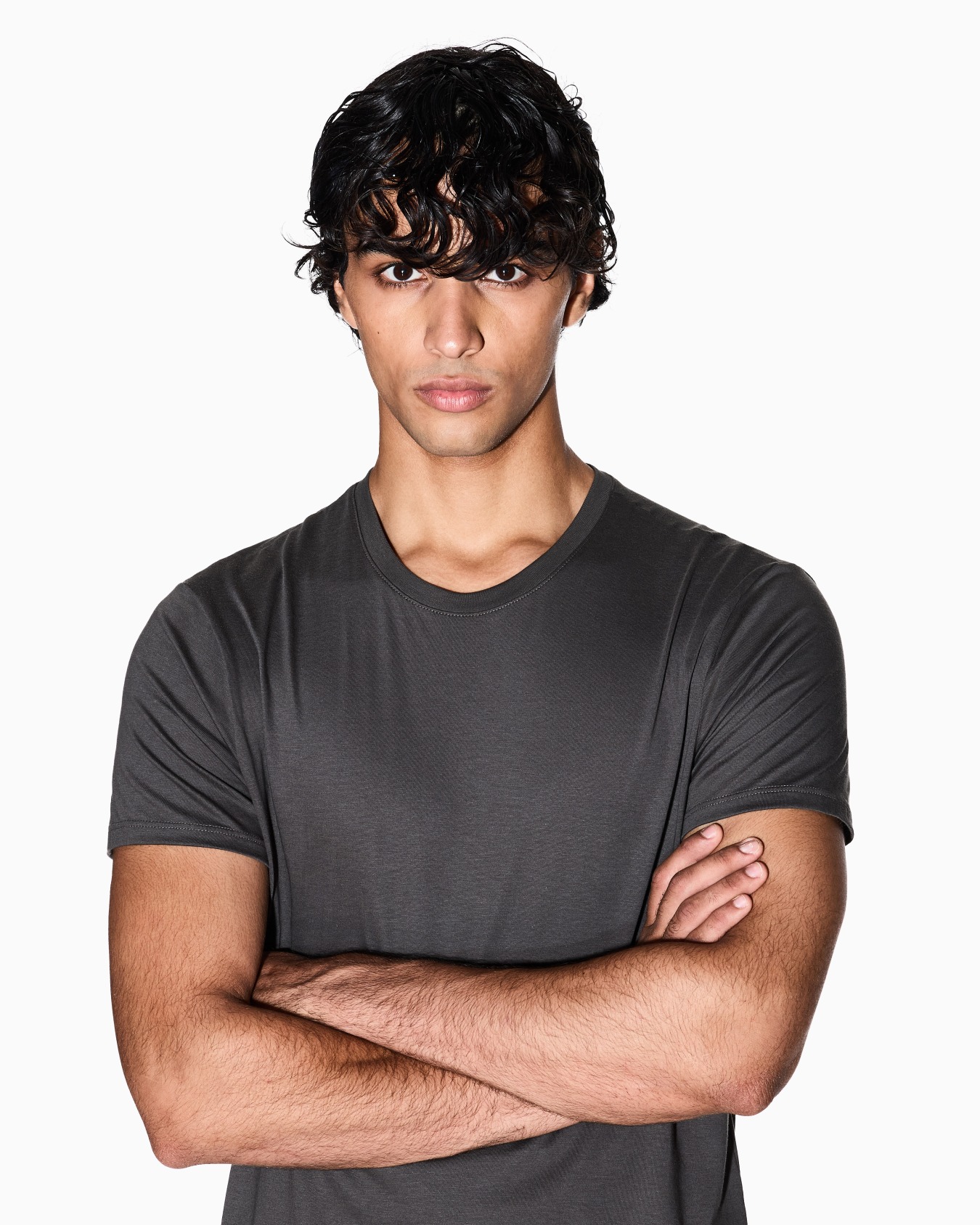 T-shirt vestibilità slim in cotone Pima Slide 4