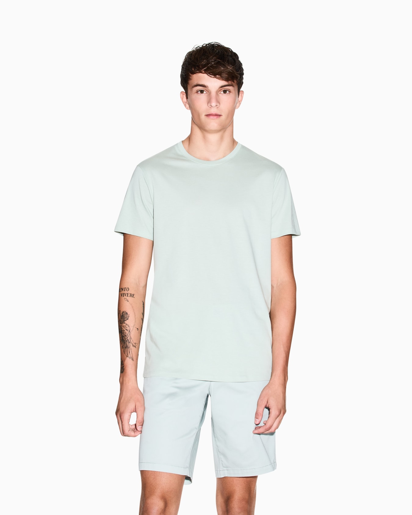 Slim fit Pima cotton T-shirt Slide 3