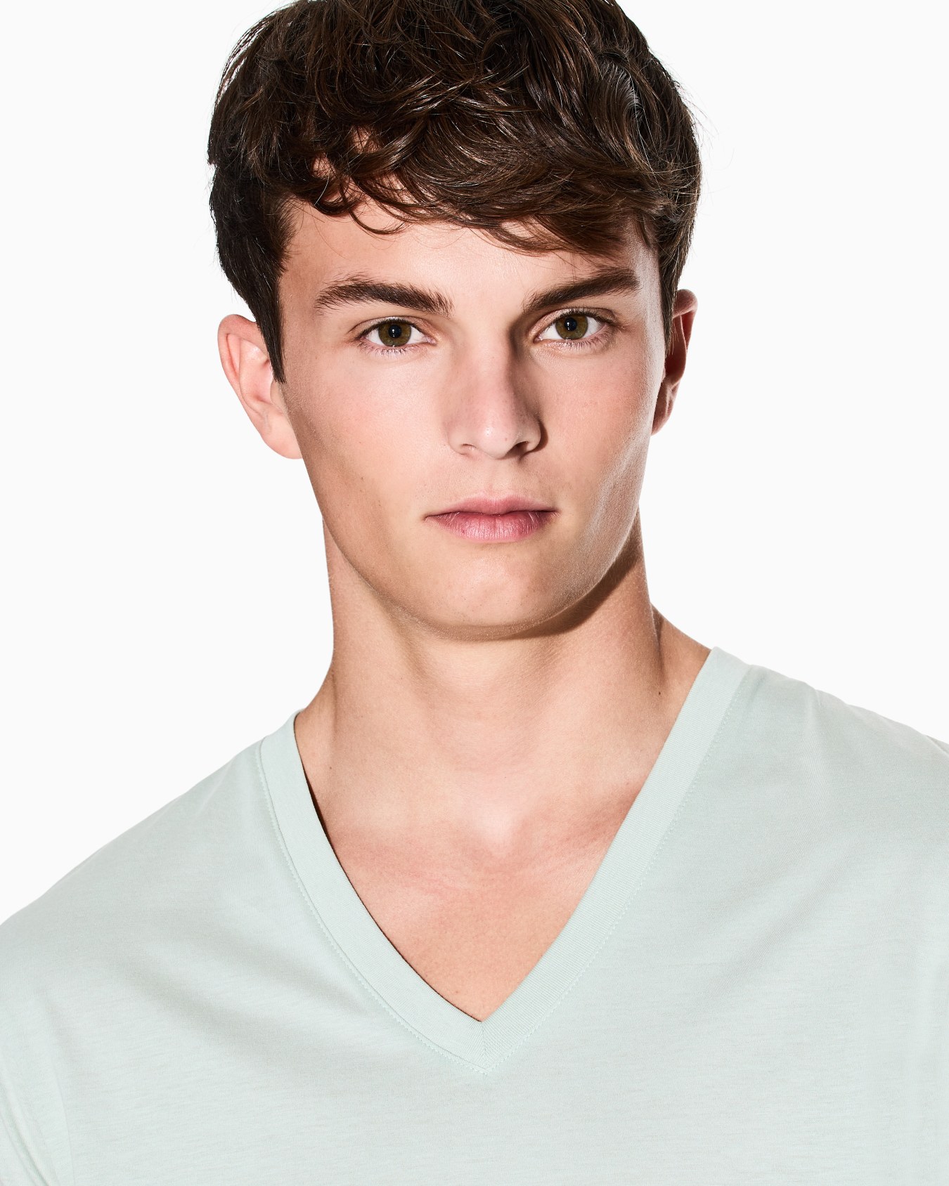 Slim fit T-shirt in Pima cotton jersey Slide 4