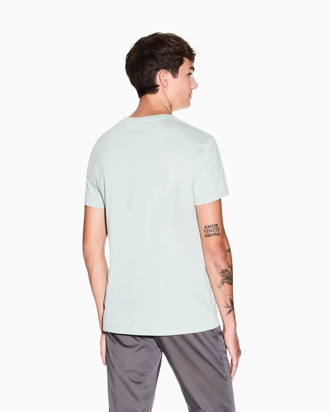 Slim fit T-shirt in Pima cotton jersey Slide 2