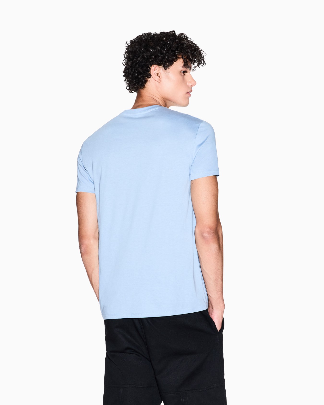 Slim fit T-shirt in Pima cotton jersey Slide 2